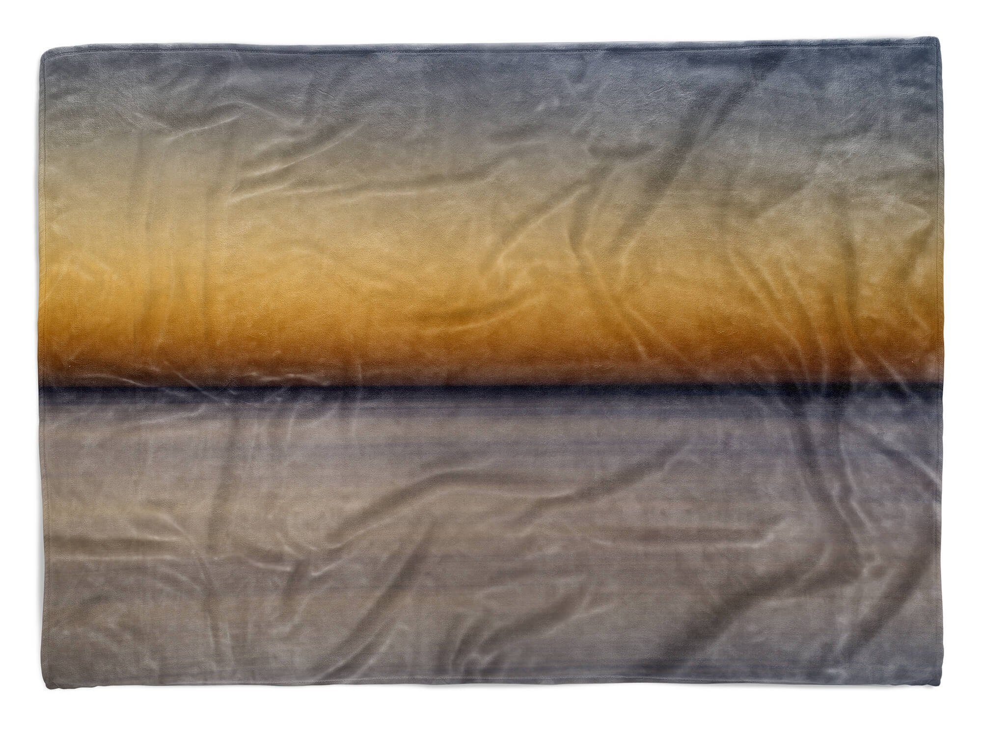 Sinus Art Handtücher Handtuch Strandhandtuch Saunatuch Kuscheldecke mit Fotomotiv Horizont Abstrakt Kunstvoll, Baumwolle-Polyester-Mix (1-St), Handtuch