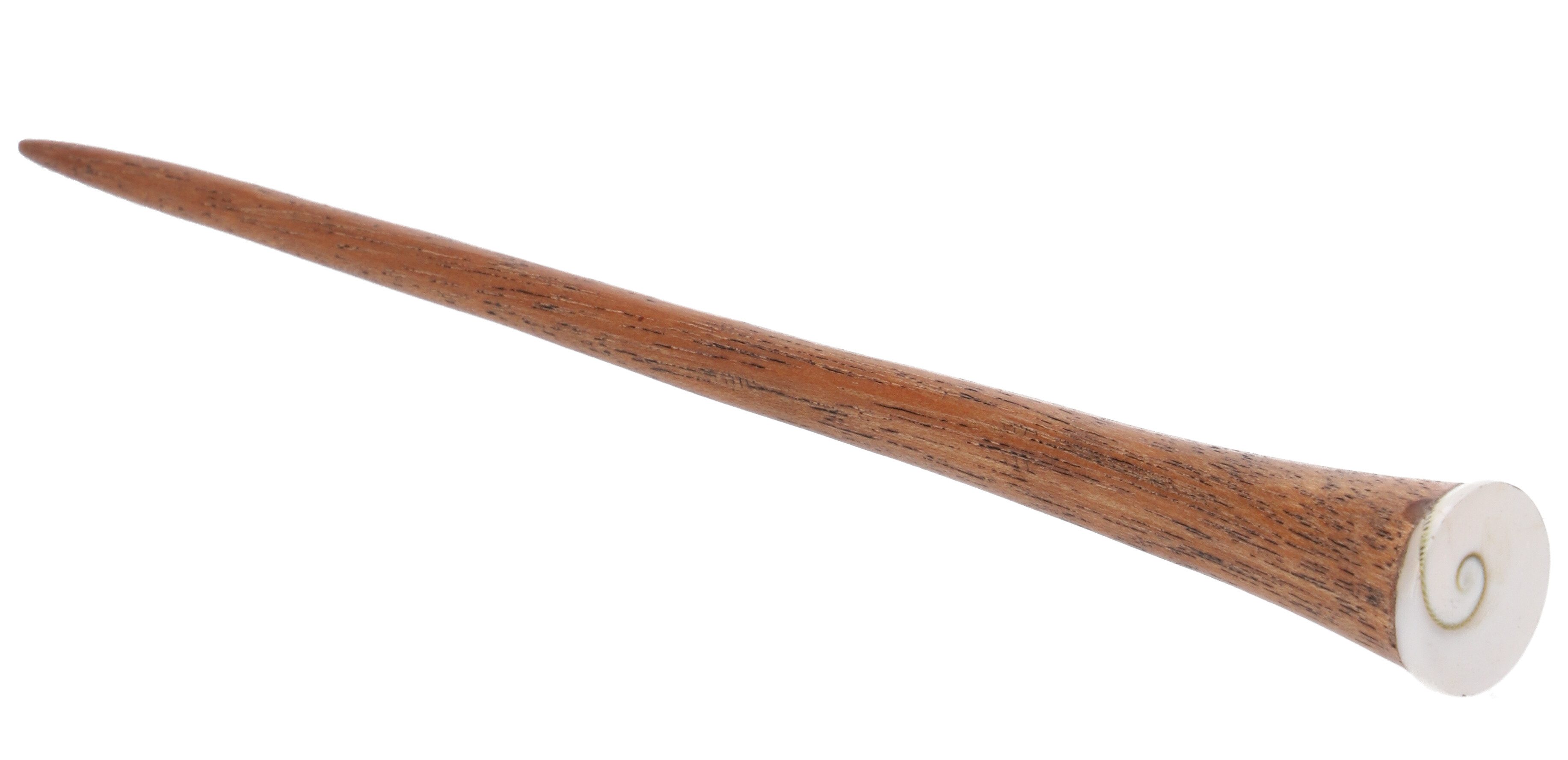Guru-Shop Haarspange Holz Haarspange, Haarnadel mit Muschel - Modell 7