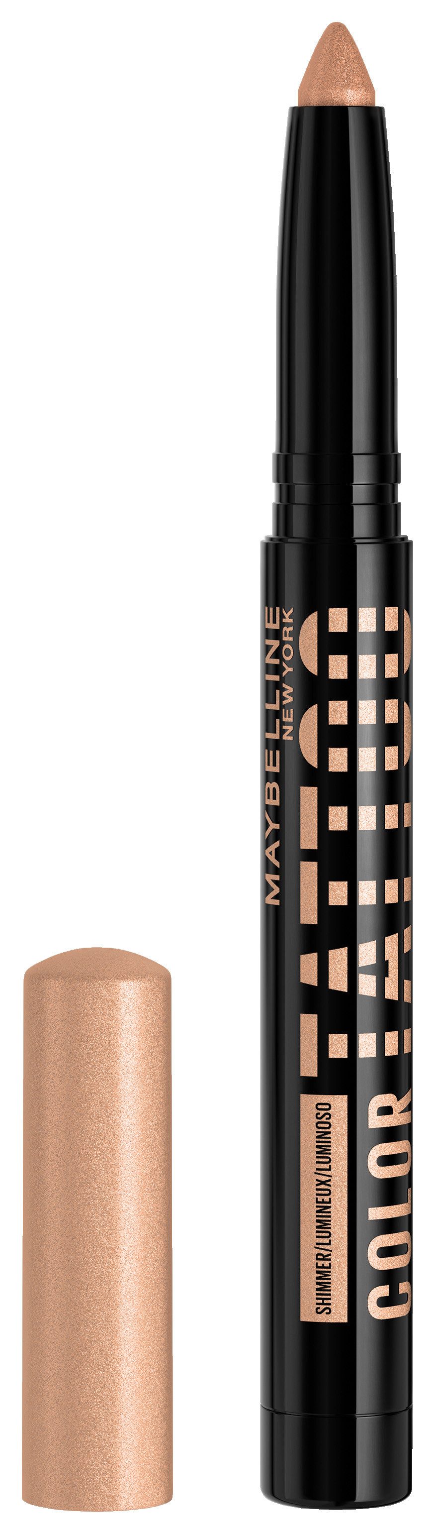 MAYBELLINE NEW YORK Lidschatten COLOR TATTOO 24H EYE STIX, All-in-One-Lidschatten, Eyeliner und Primer