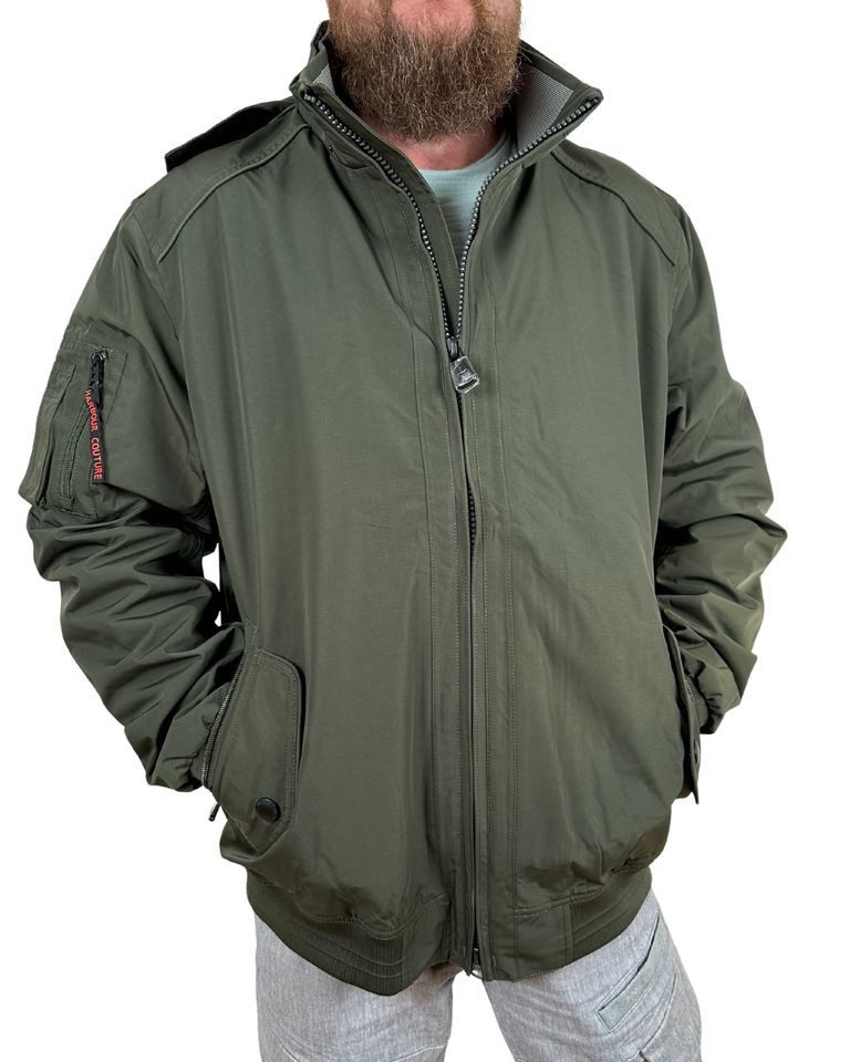 Outdoorjacke - Outdoorjacke Herren - Jacke Herren - Olive Bomberjacke