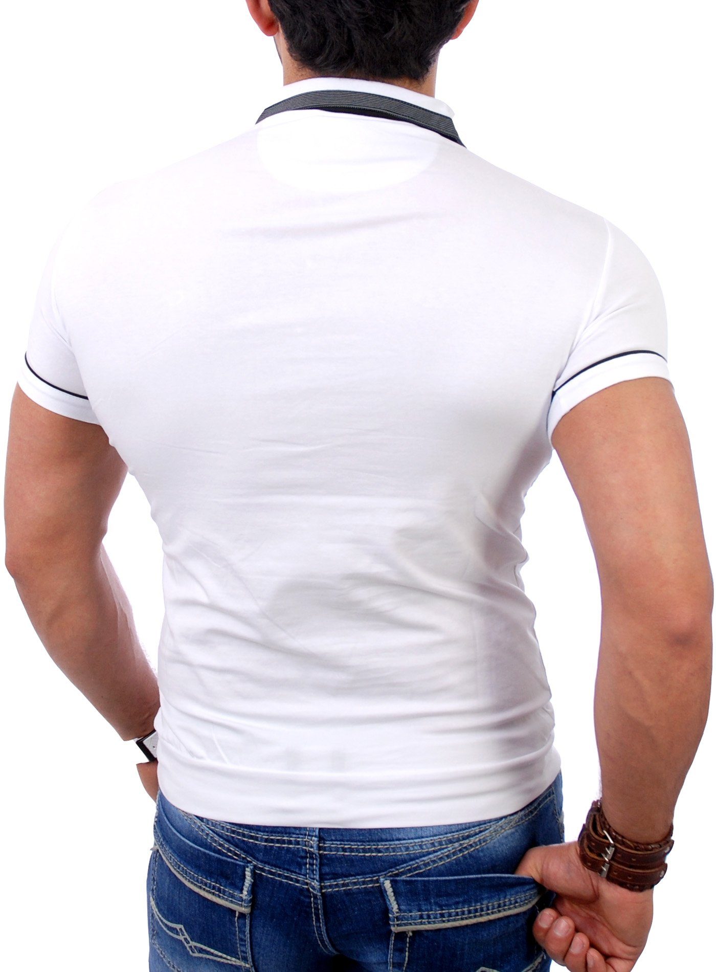 Reslad Poloshirt Reslad Herren Zipper Style günstig online kaufen