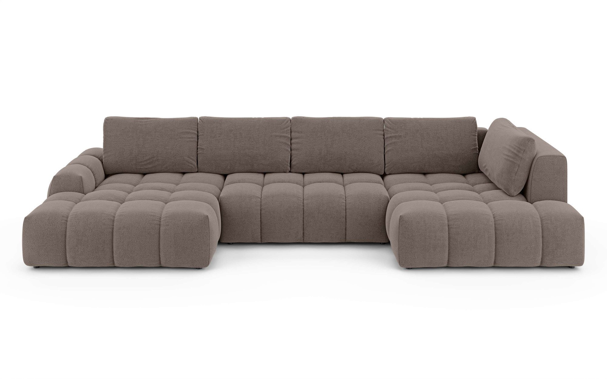 OTTO home Wohnlandschaft AZITA U-Form, Breite 363 cm - OTTO. Verlässliche Qualität., wahlweise als Schlafsofa mit Bettkasten, Bubble-Optik – Bild 2 von 5