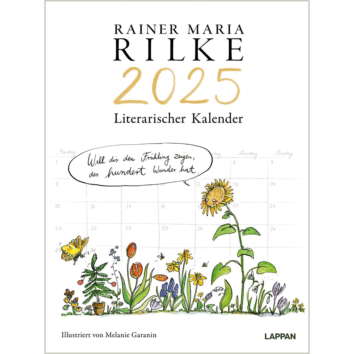 Lappan Verlag Настенный календарь Настенный календарь 2025 »Rilke«.