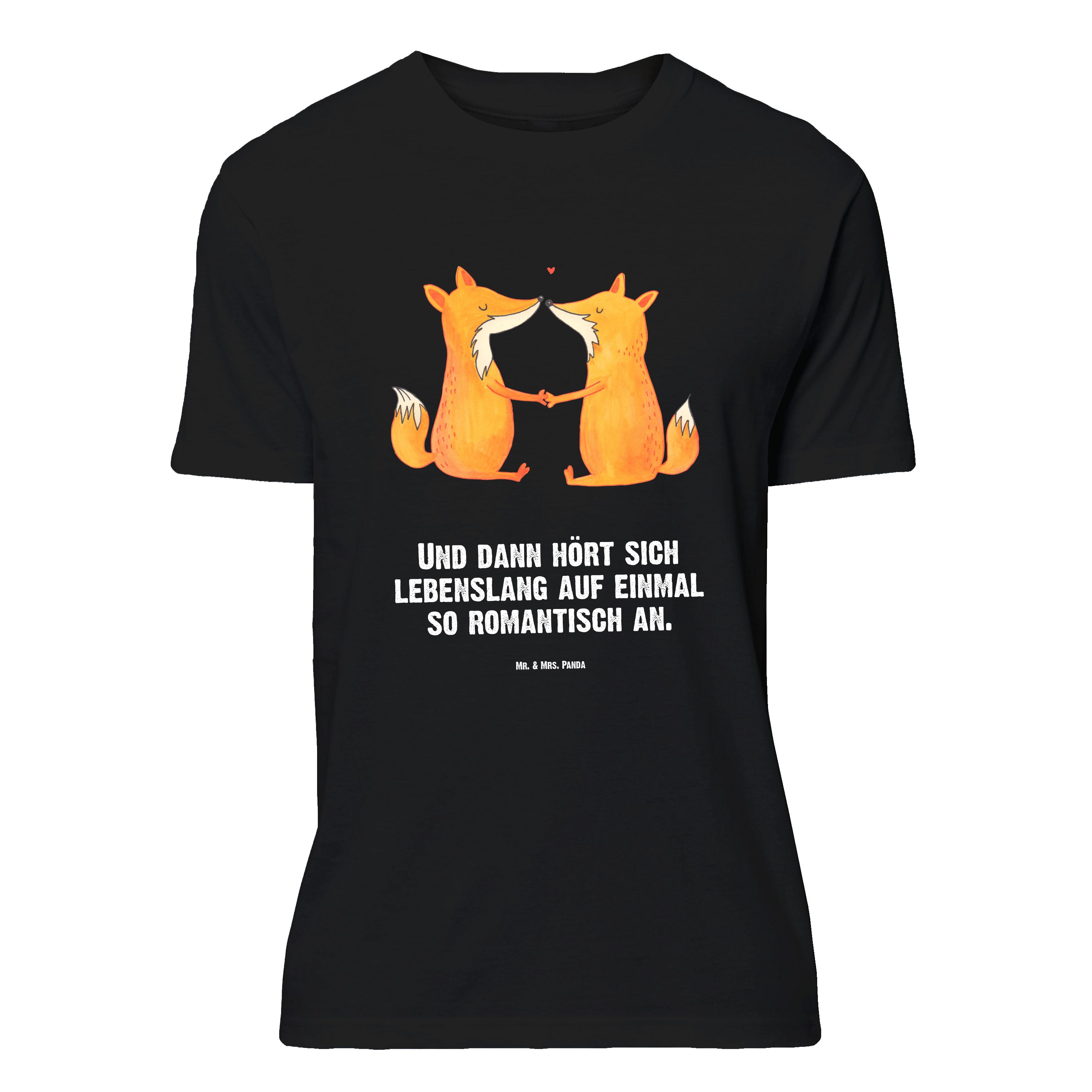 T-Shirt Füchse Liebe, Größe M T-Shirt, Schwarz, Ehefrau, Liebe, Herren, T-Shi