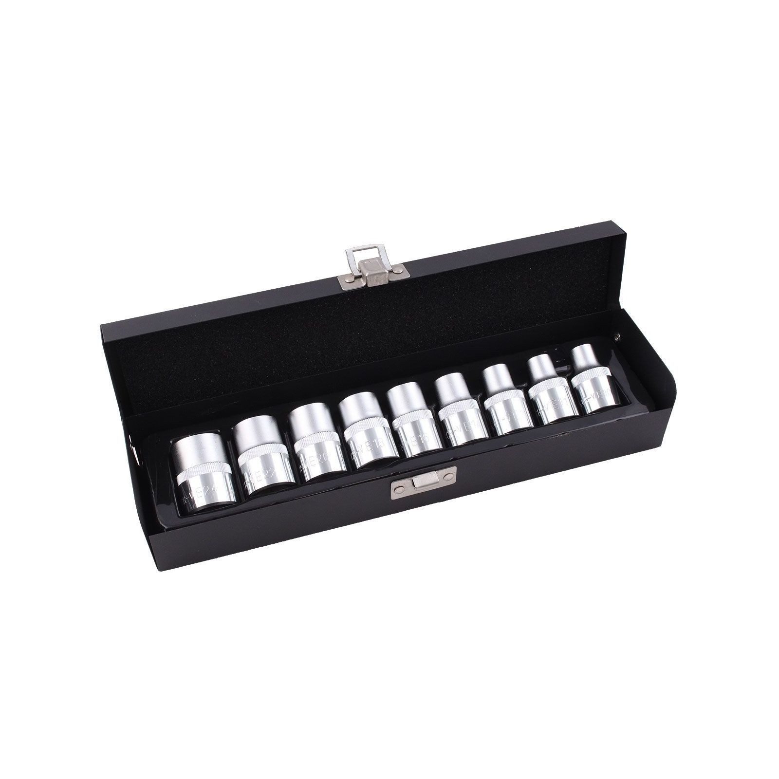 Stecknüsse Nuss-Set Torx 1, 2 Zoll 9 Teilig YT-0521, 9-tlg.