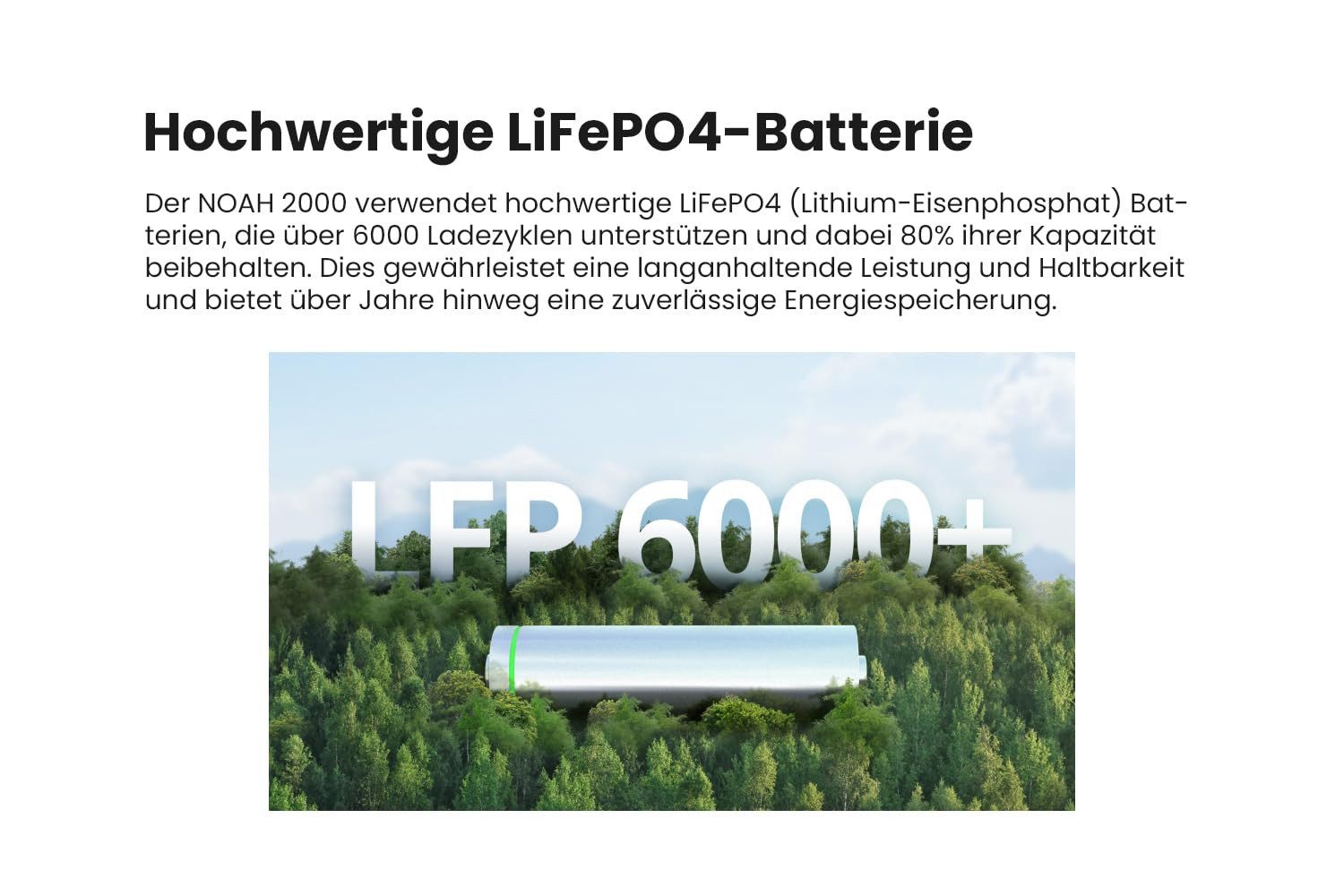 Growatt Balkonkraftwerk Growatt NOAH 2000 Speicher, 2048Wh mit 1800W PV-Eingangsleistung, (Niedrigtemperaturschutz), Fernüberwachung und -steuerung über App – Bild 5 von 5