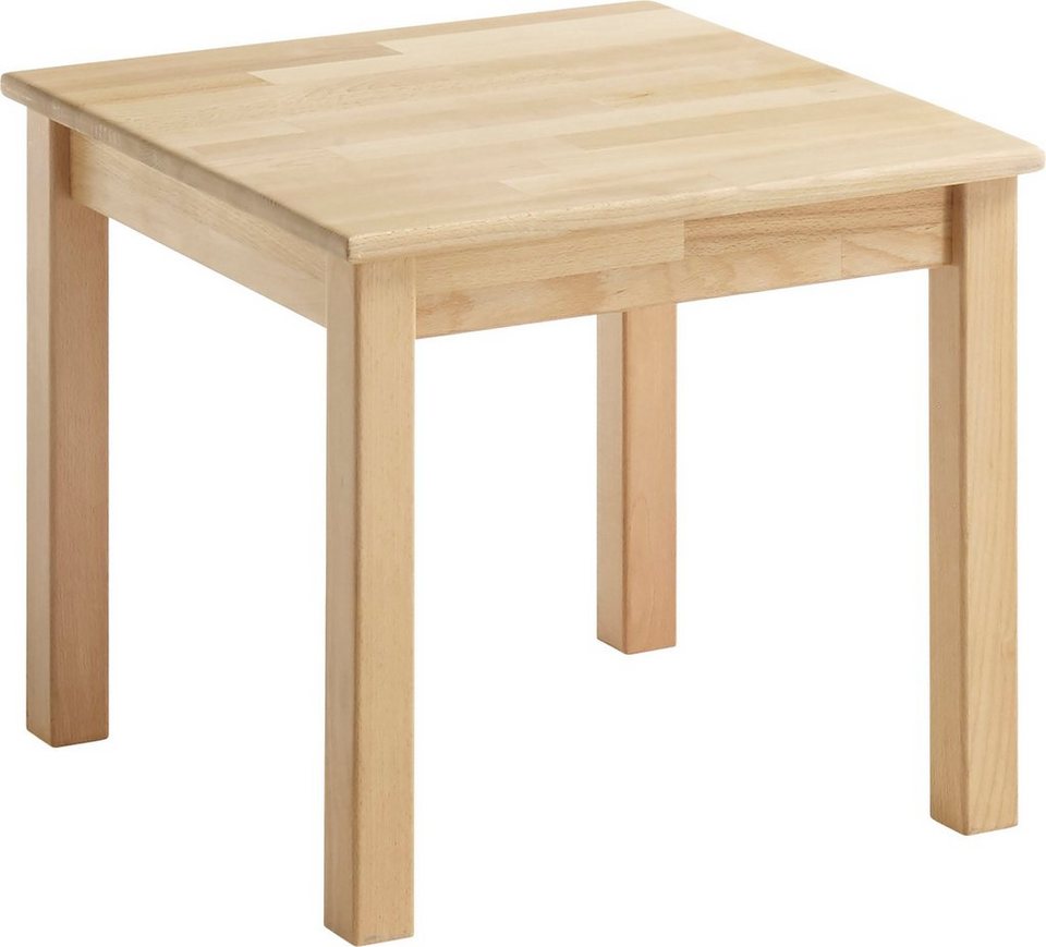 MCA furniture Couchtisch Alfons, Wohnzimmertisch Massivholz geölt, keilverzinkt  belastbar bis 20 kg