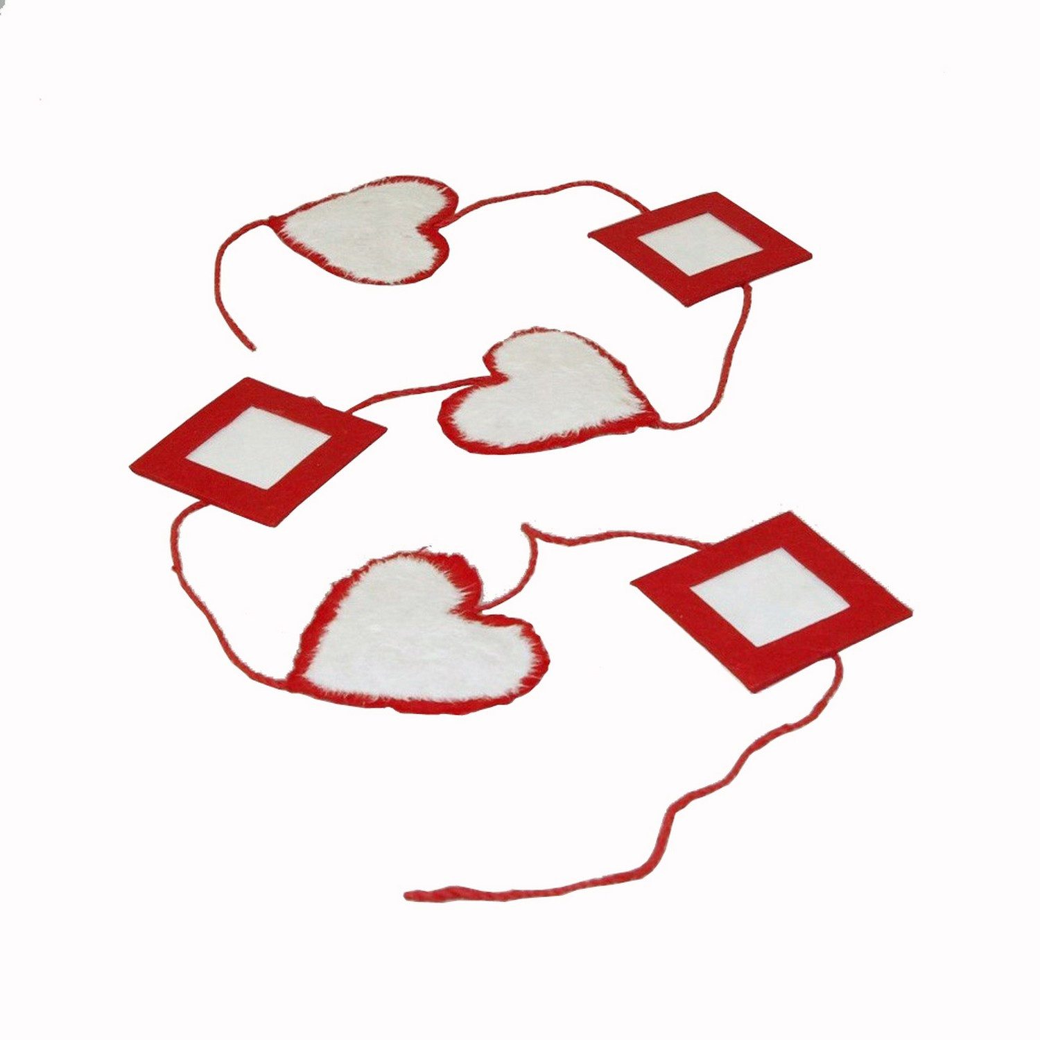 Deko AS Dekoobjekt Deko-Girlande Herz und Fotorahmen 1,30 m lang - 1 VE = 2 Stück - L 96