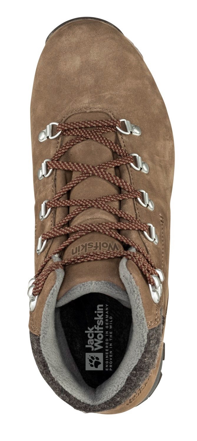Jack Wolfskin Winterschuhe Thunder Bay Texapore Mid (wasserdicht) hellbraun Herren Winterstiefel