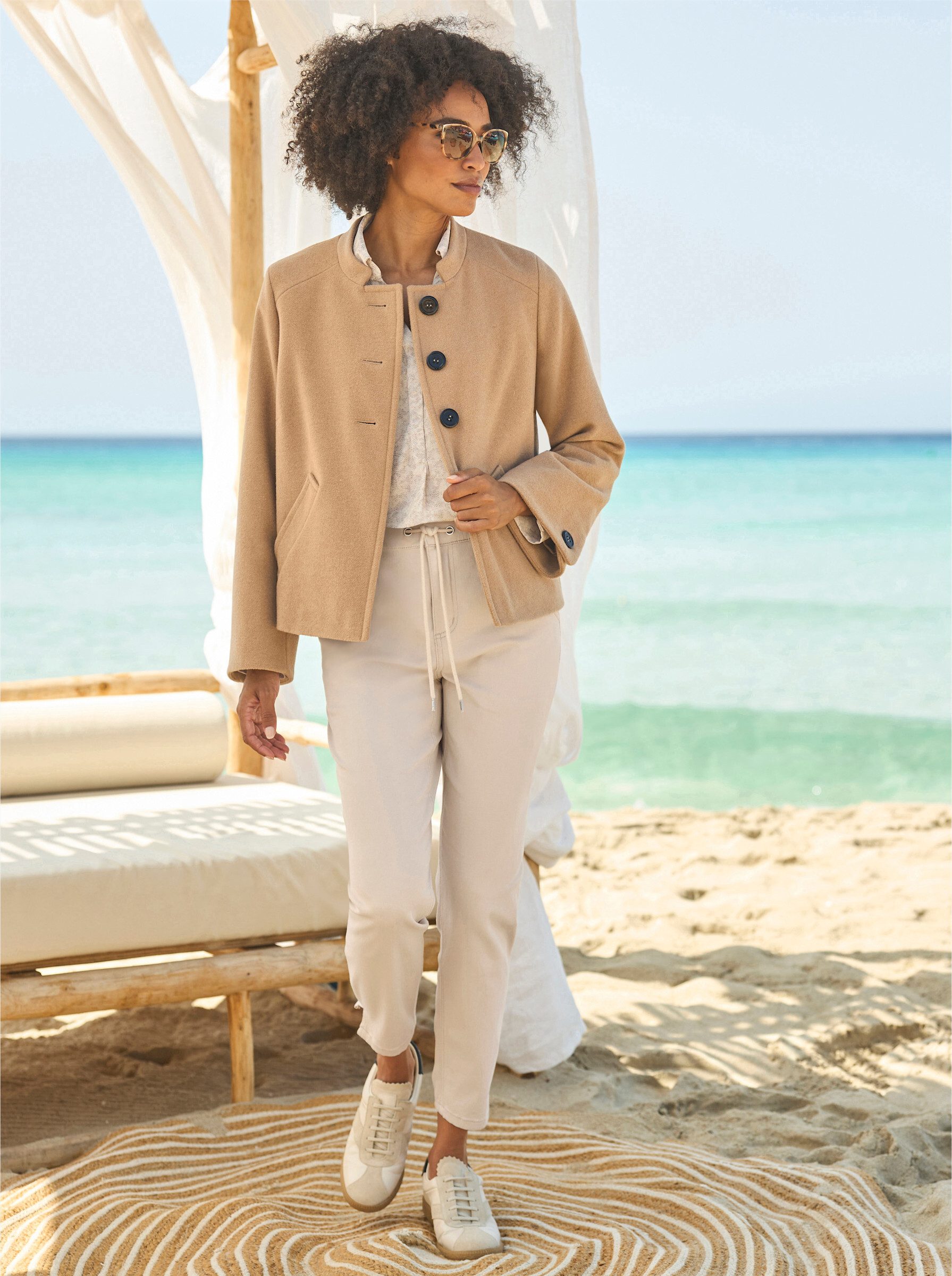 heine Blusenblazer Blazer Langarm