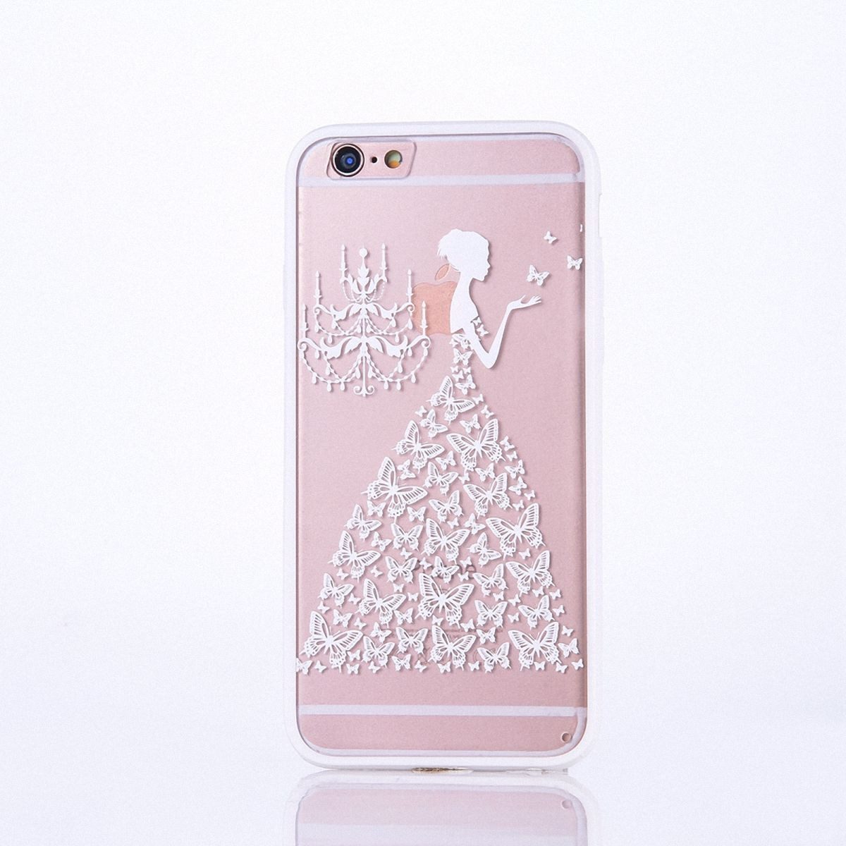 König Design Handyhülle Apple IPhone 7 / 8 / SE 2020, Apple IPhone 7 / 8 / SE 2020 Handyhülle Backcover Weiß