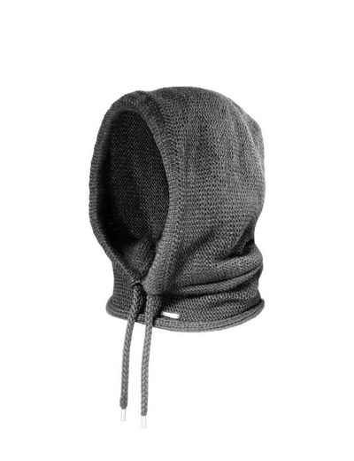 CAPO Strickmütze »CAPO-PIPER HOOD knitted hooded scarf« Made in Germany