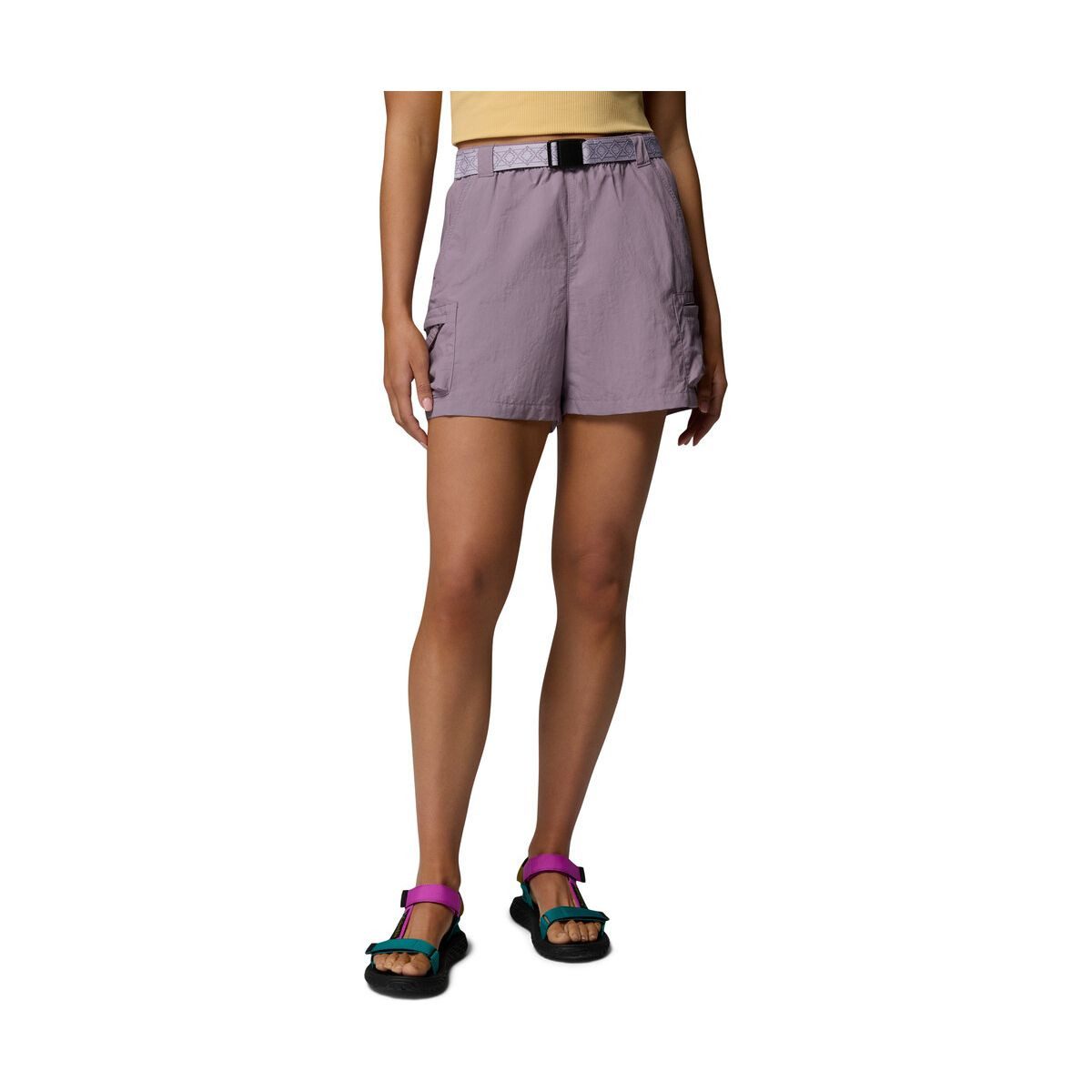 Columbia Funktionsshorts Sequoia Grove Woven Short Vielseitige Damen-Shorts mit Omni-Shield™-Technologie, elastischem