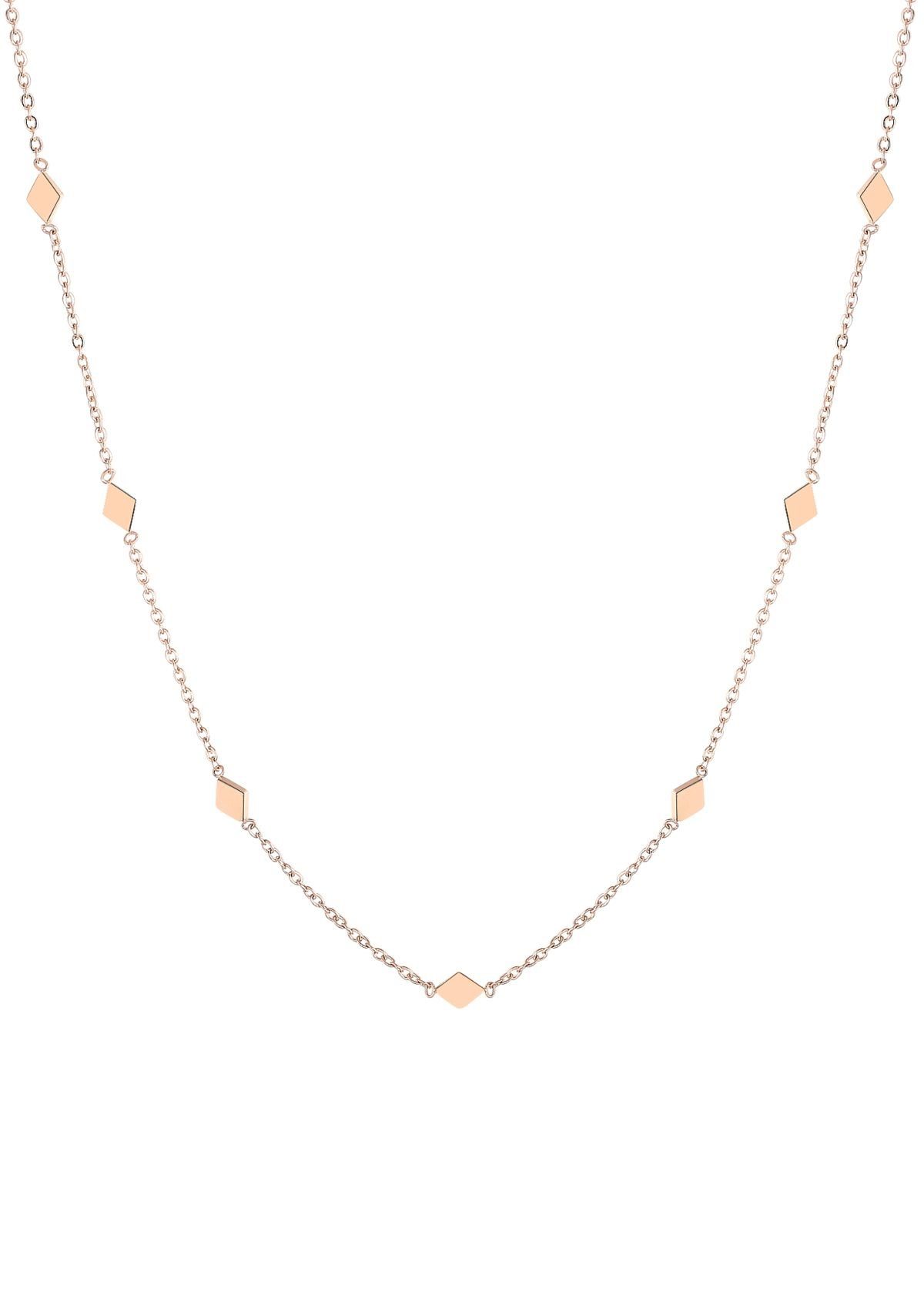 Luxus Edelstahl Tropfen Set Ohrstecker Kette Anhänger 999er Gold 24K