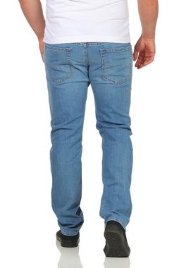 Diesel Regular-fit-Jeans Diesel Herren Jeans Buster 084QN Hellblau, Stretch, Tapered, 5-Pocket-Style, Used-Look