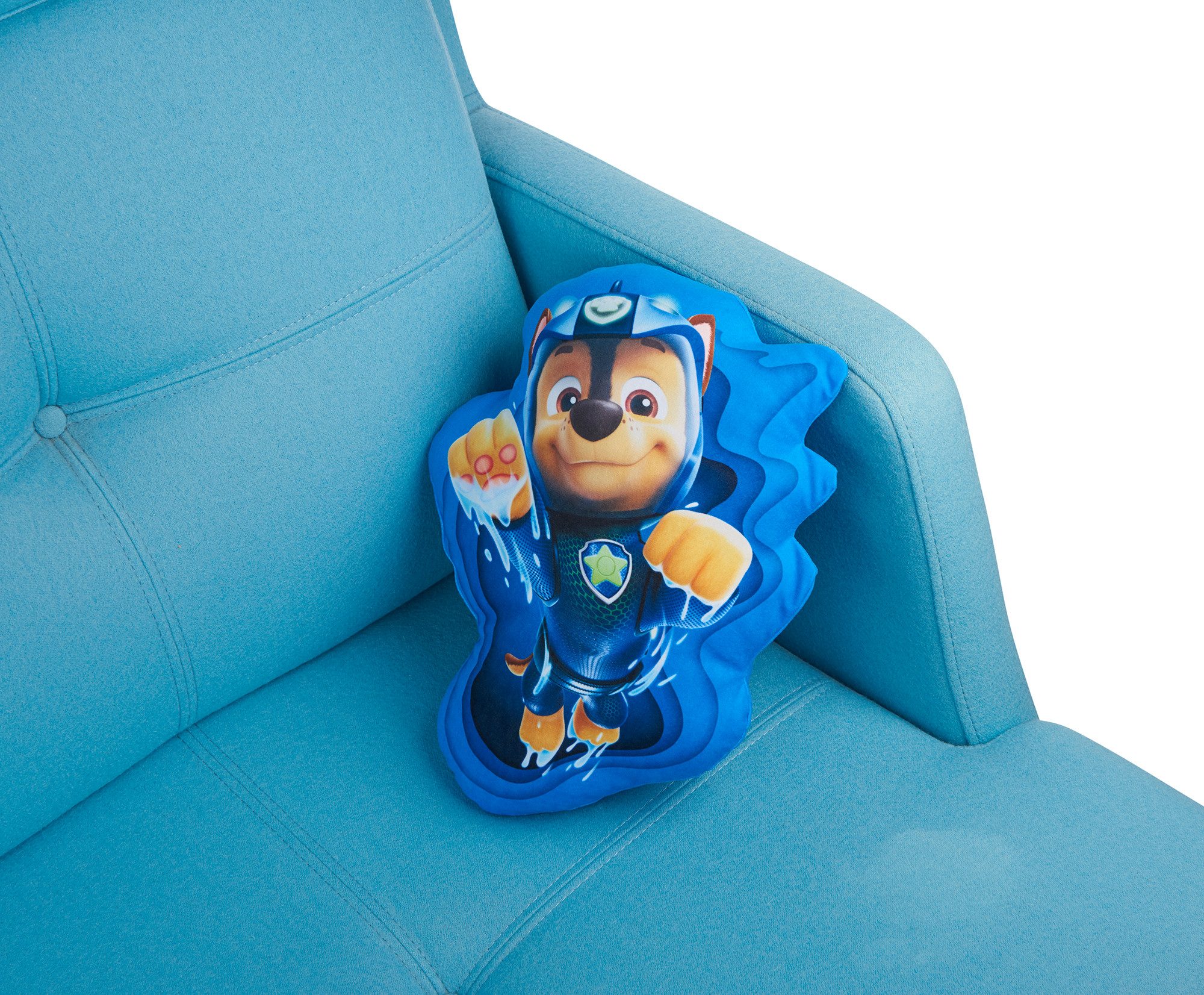 United Labels® Dekokissen Paw Patrol - Aqua Pup Heroes Formkissen Chase