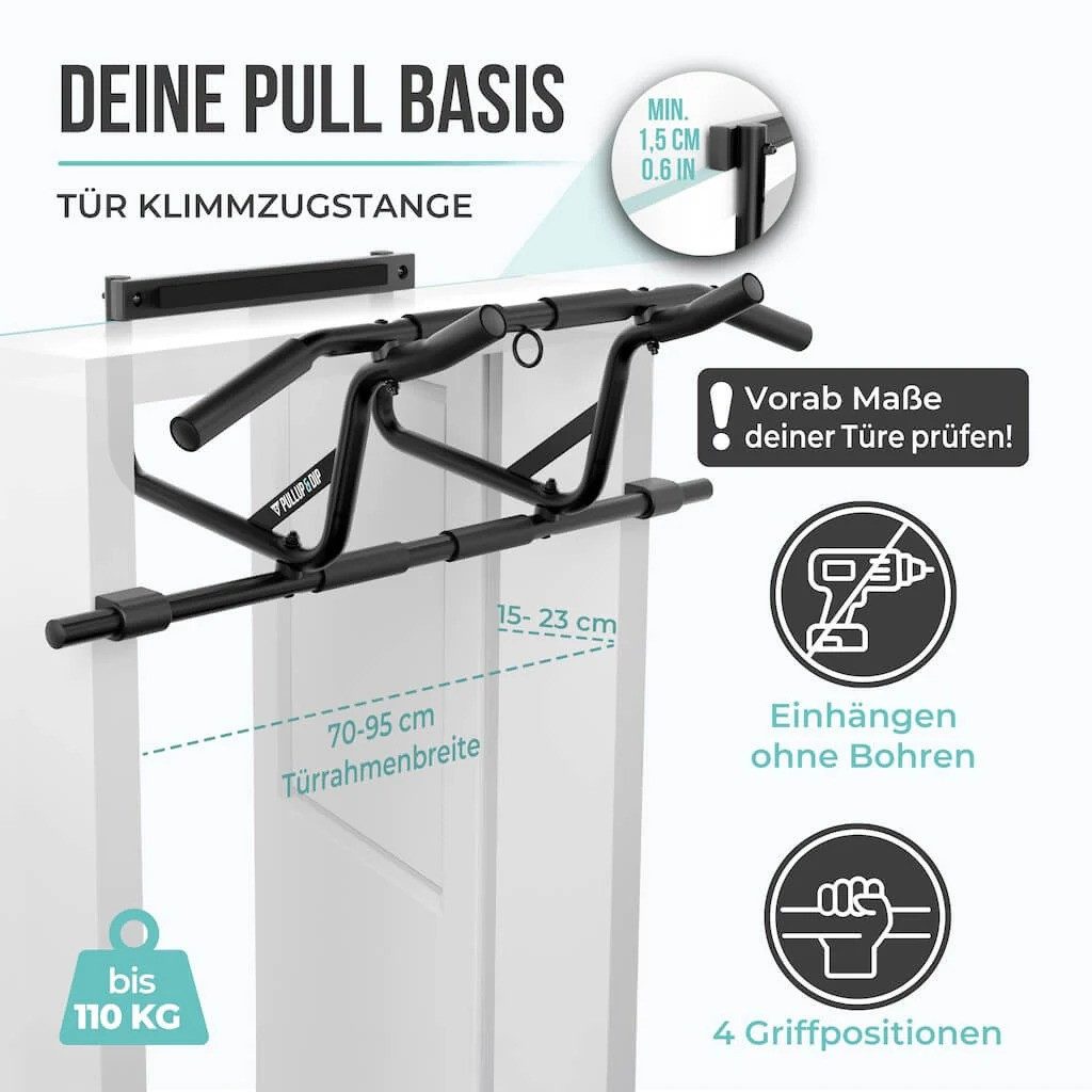 Pullup & Dip Klimmzugstange Tür Klimmzugstange Dip Station – Bild 5 von 5