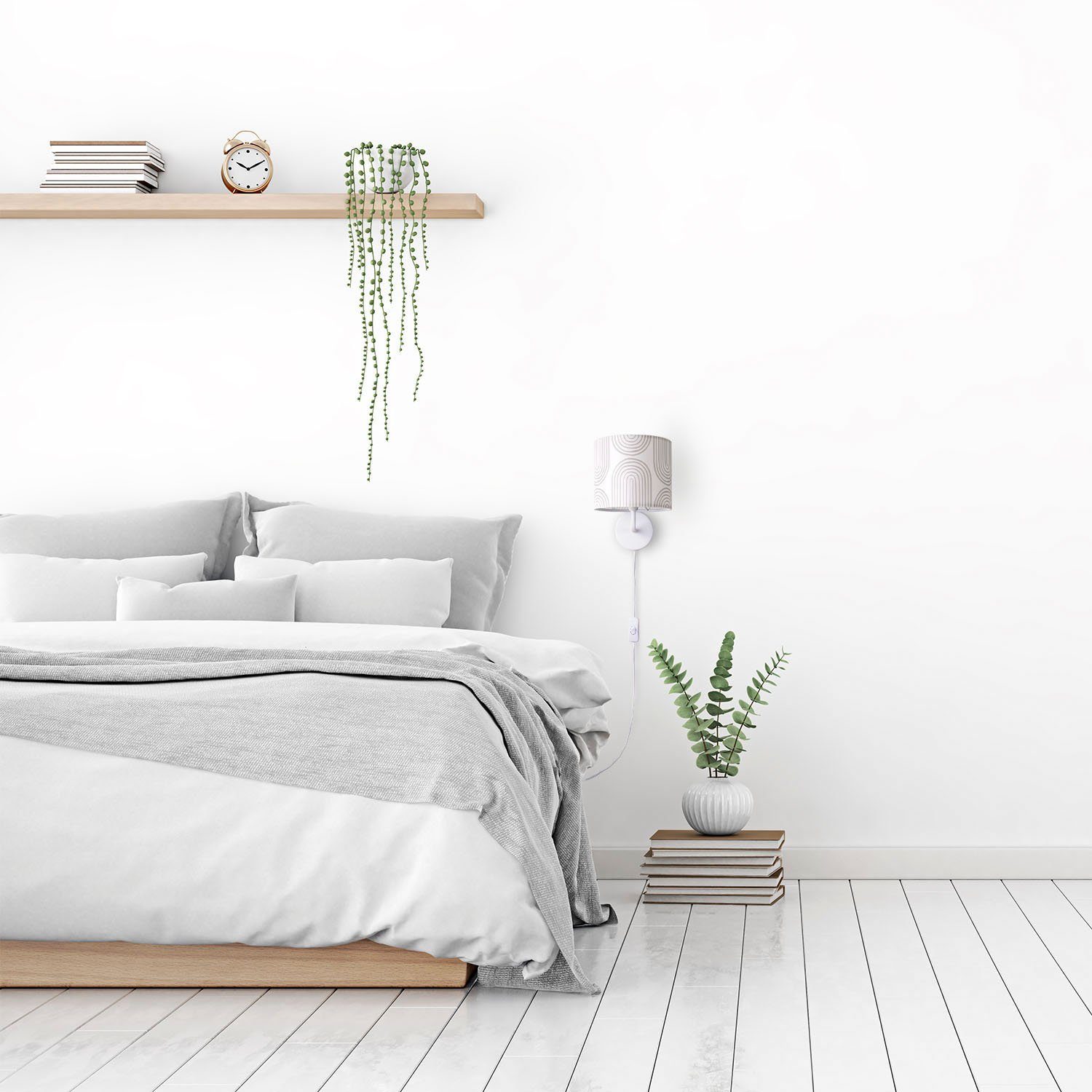 Paco Home Wandleuchte Luca Pillar, ohne Leuchtmittel, Innen Wohnzimmer Wand günstig online kaufen