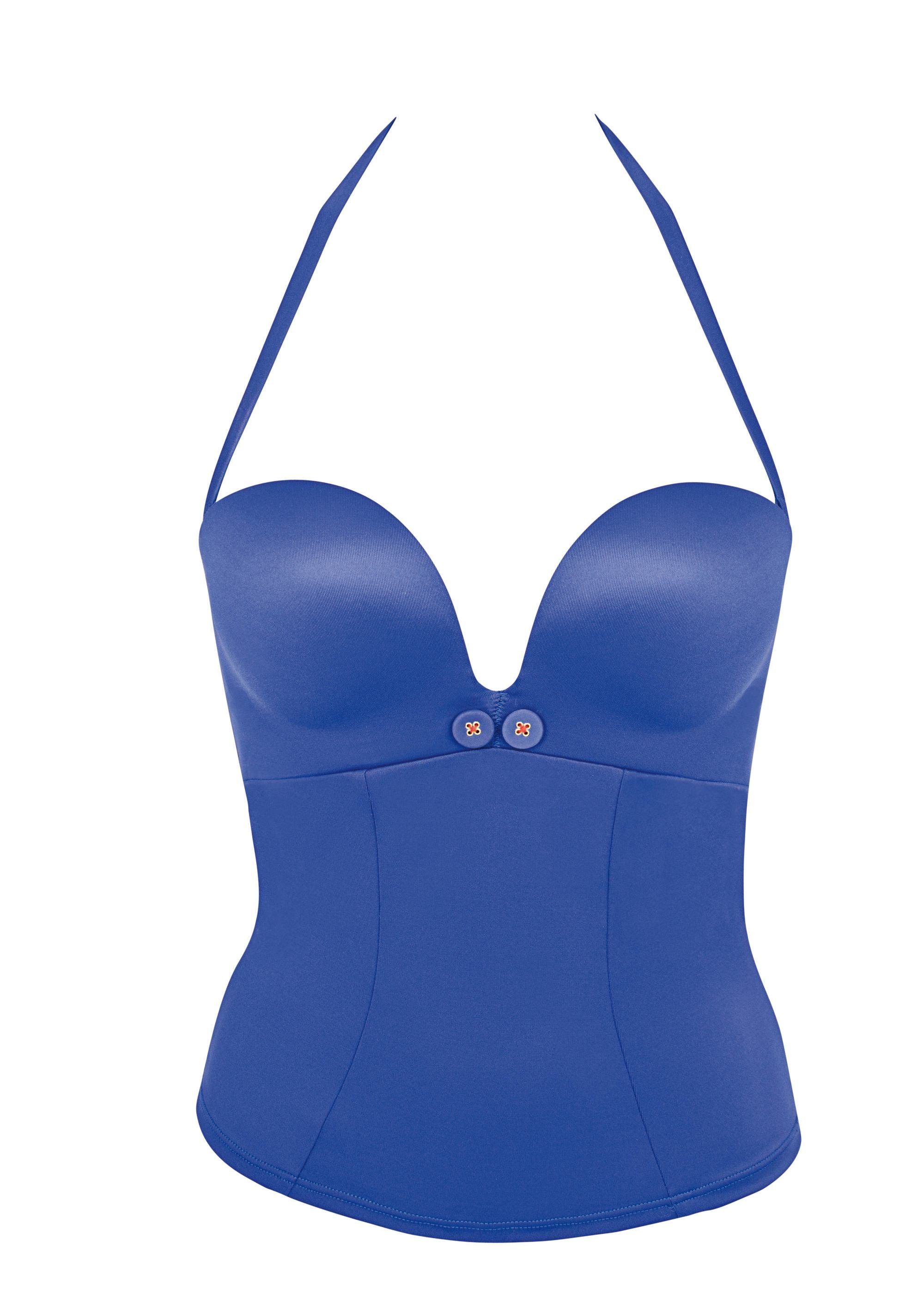 Gossard Tankini-Top Egoboost Push-Up Tankini Riveria Blue (Push-Up, 1-St., 1)