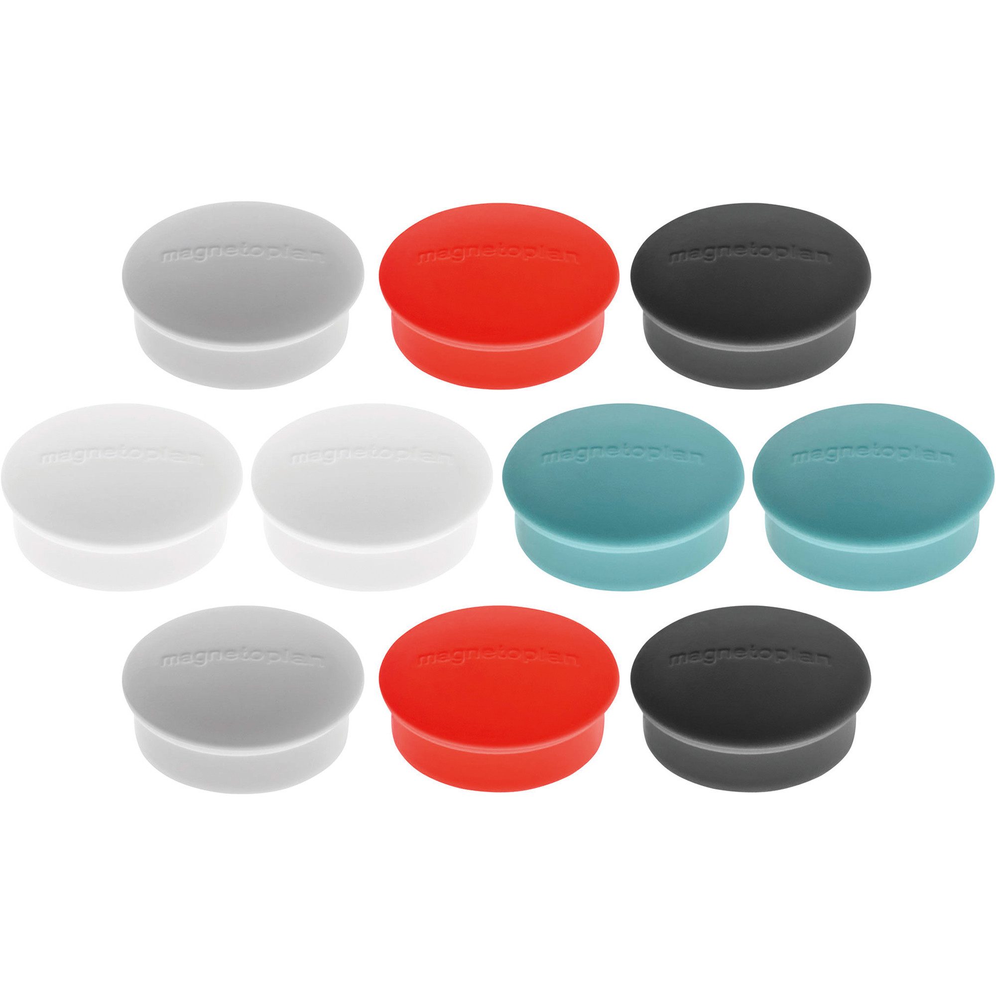 magnetoplan® Magnet Magnet Discofix Mini 1664610 19mm sortiert 10 Stück