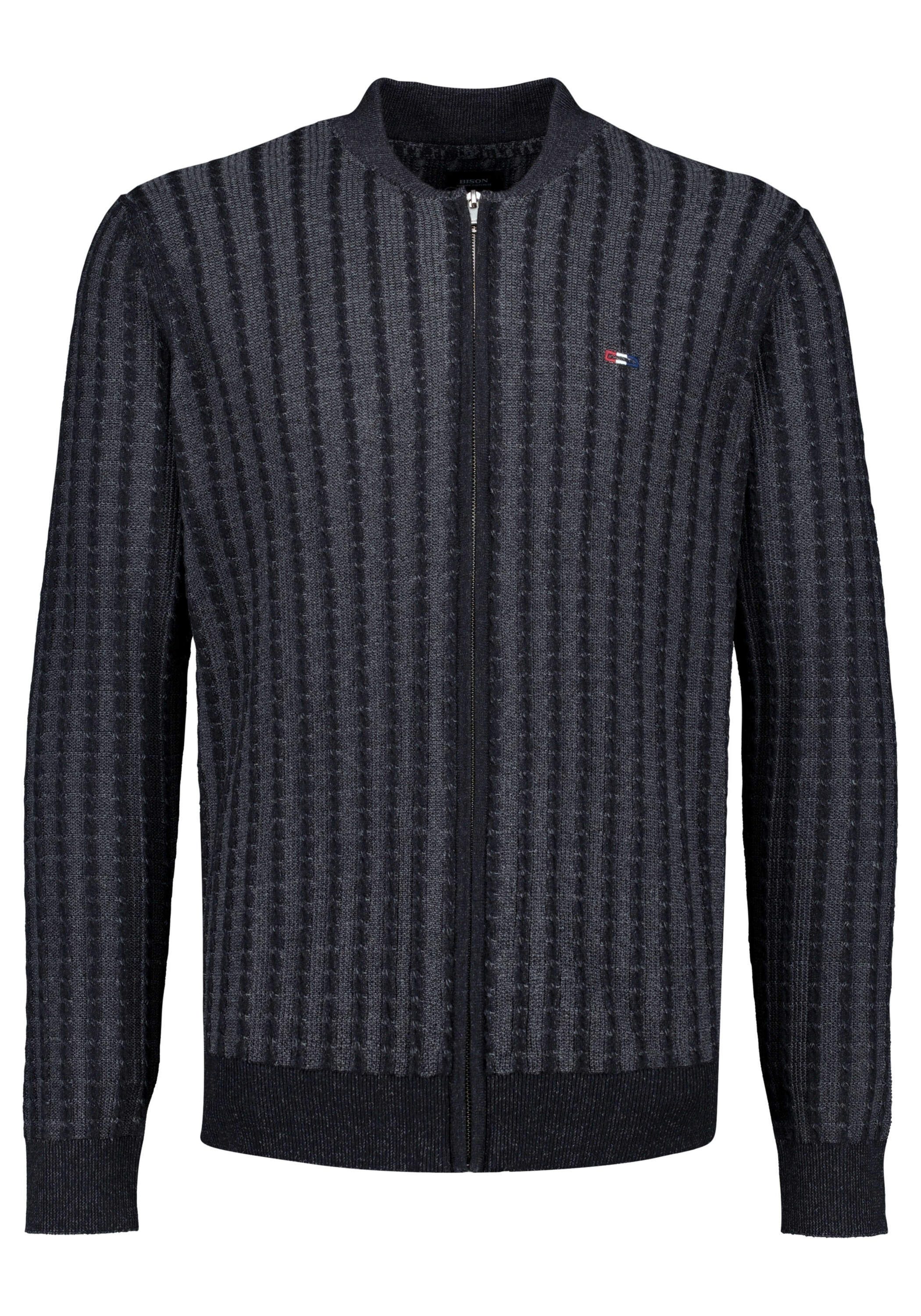 BISON Cardigan Cardigan Comfort Fit