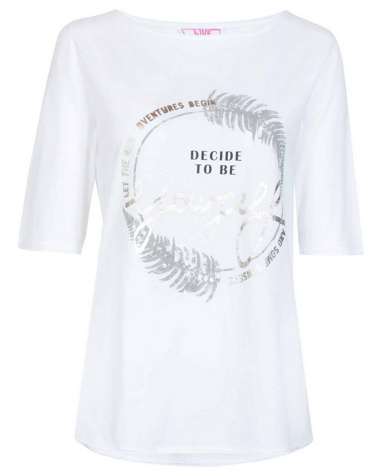 Lieblingsstück T-Shirt Damen T-Shirt CANDICEL (1-tlg), Material:  Obermaterial: 50% Baumwolle, 50% Modal
