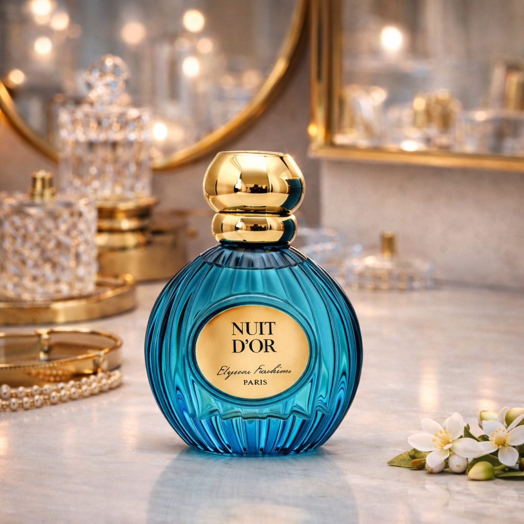 Elysees Fashion Paris Eau de Parfum Nuit D’Or Damenduft, Fruchtig, Blumig, Holzig, aus Paris 100 ml, 1-tlg., Hergestellt in Paris, Langanhaltend, Süß, Weich, Verführerisch