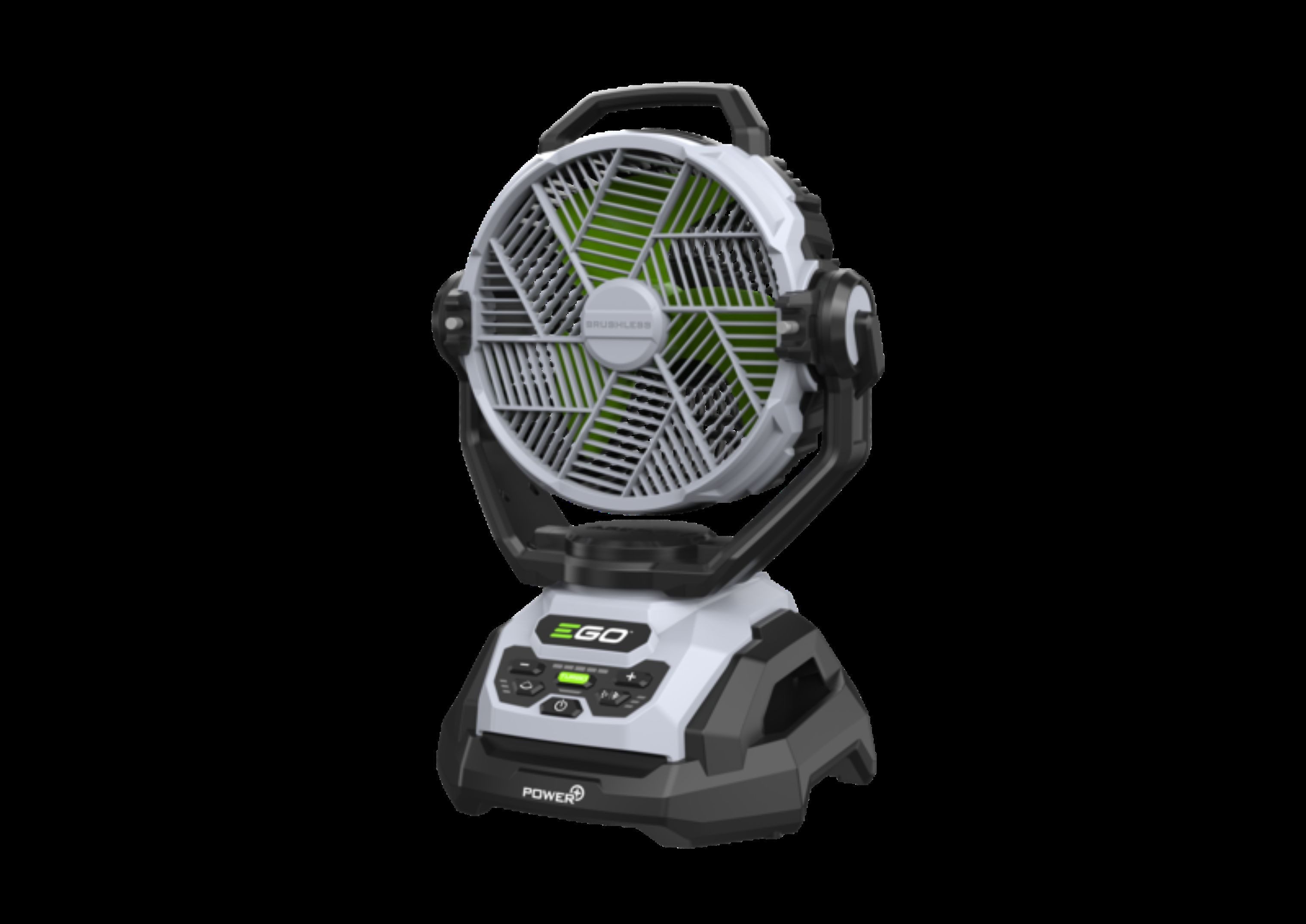 EGO Europe Akku-Ventilator EGO 25cm Ventilator mit Sprühnebelfunktion FN1000E