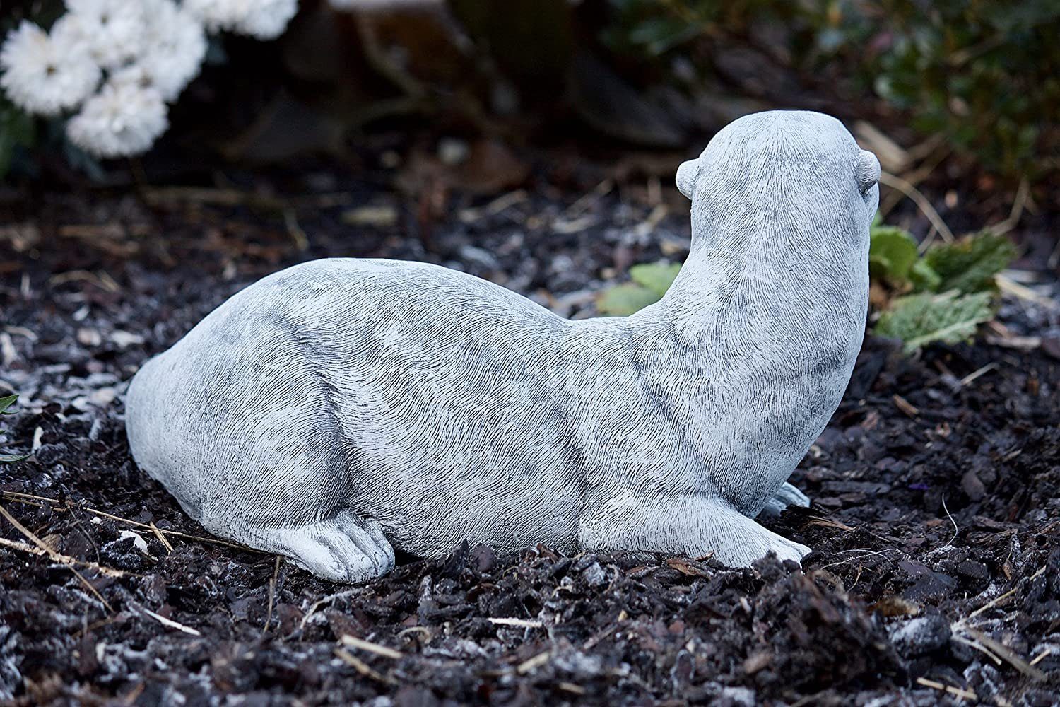 Stone and Style Gartenfigur Frostfeste Steinfigur Otter – Bild 4 von 5