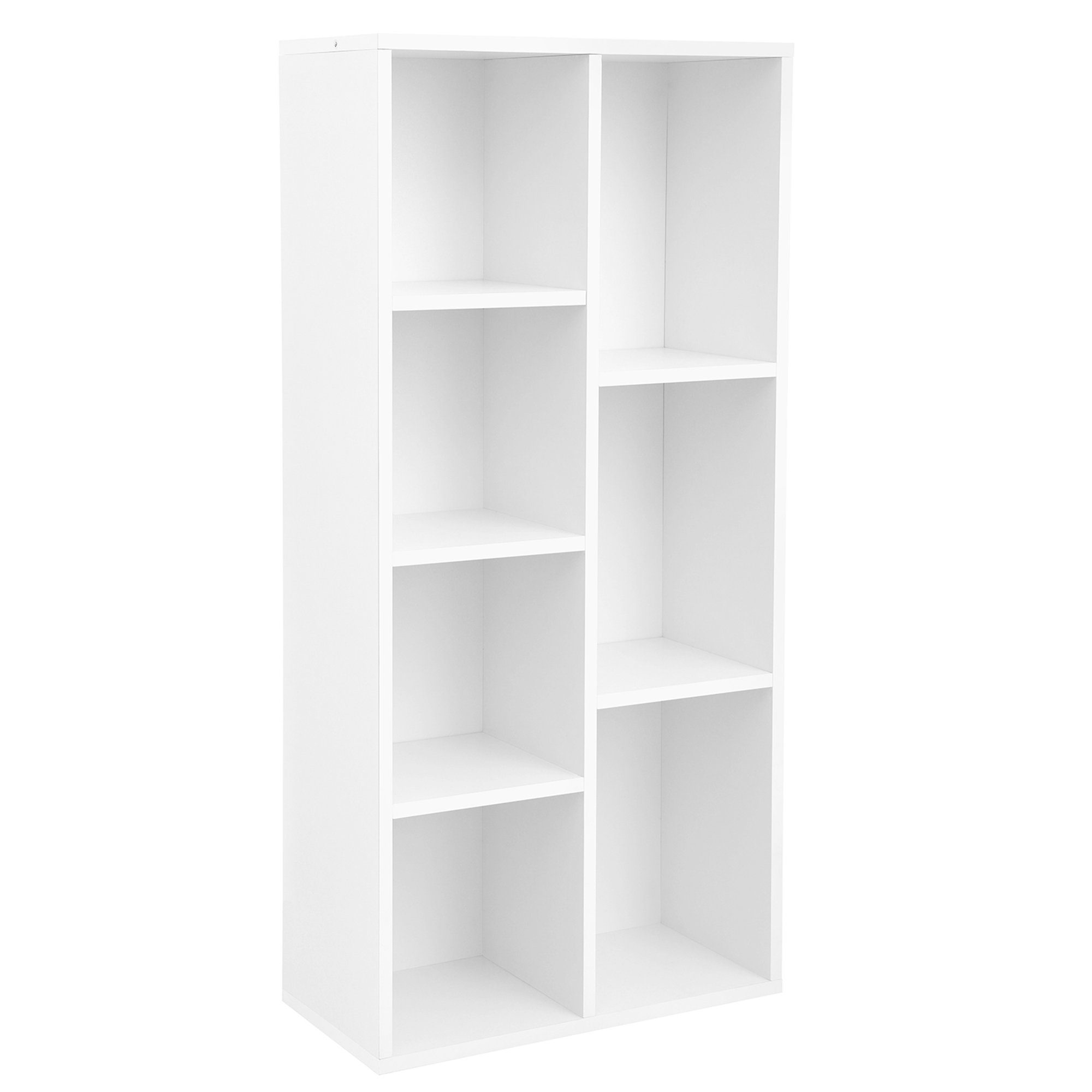 VASAGLE Bücherregal Standregal, mit offen, x 106 24 7 50 Fächern, x weiß