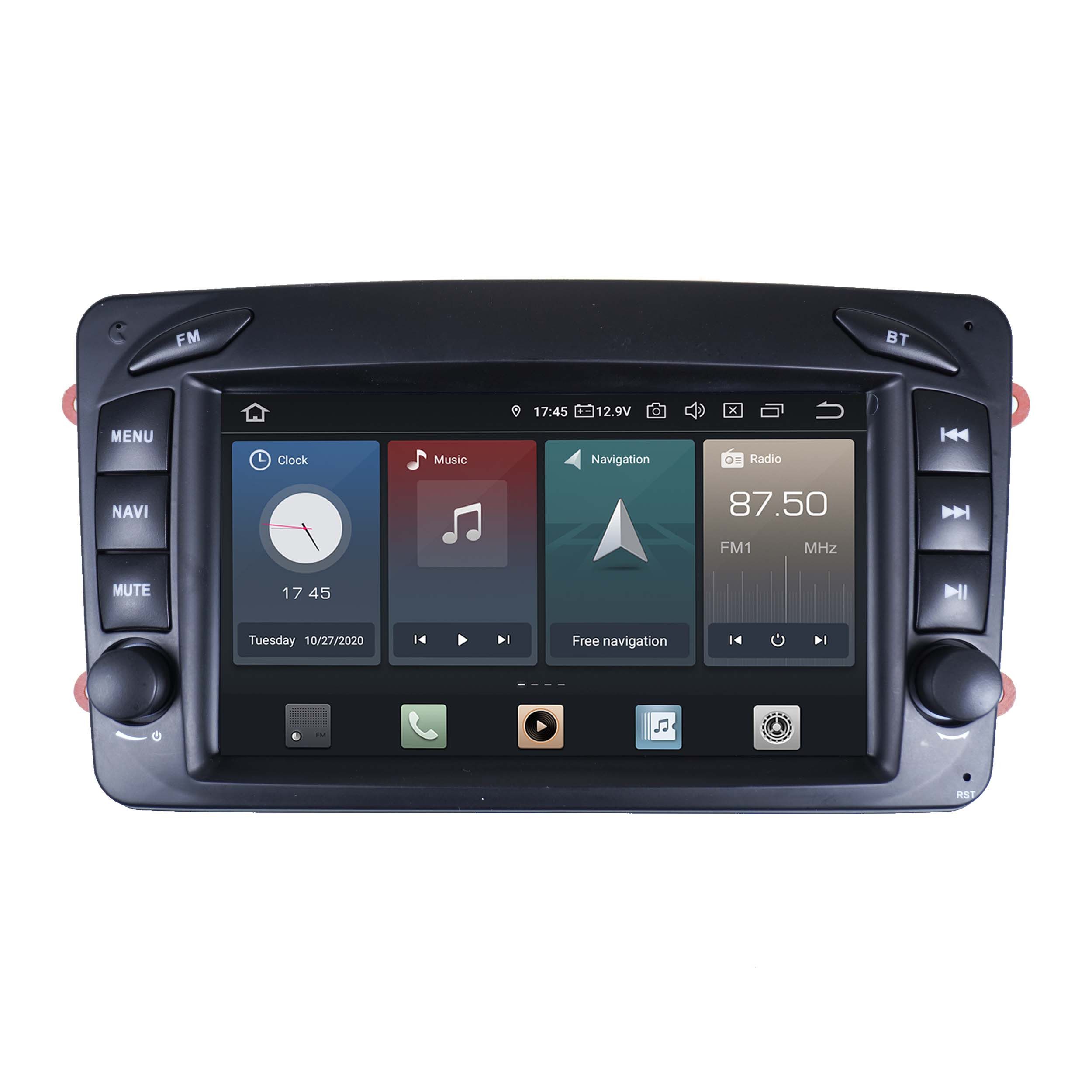 TAFFIO Für Mercedes W463 W163 W170 W639 W369 Touch Android Autoradio CarPlay Einbau-Navigationsgerät