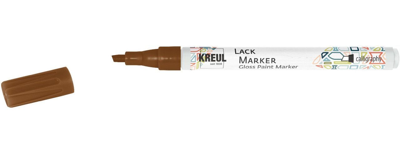Kreul Künstlerstift Kreul Lack Marker calligraphy kupfer, 1-3 mm | Malstifte