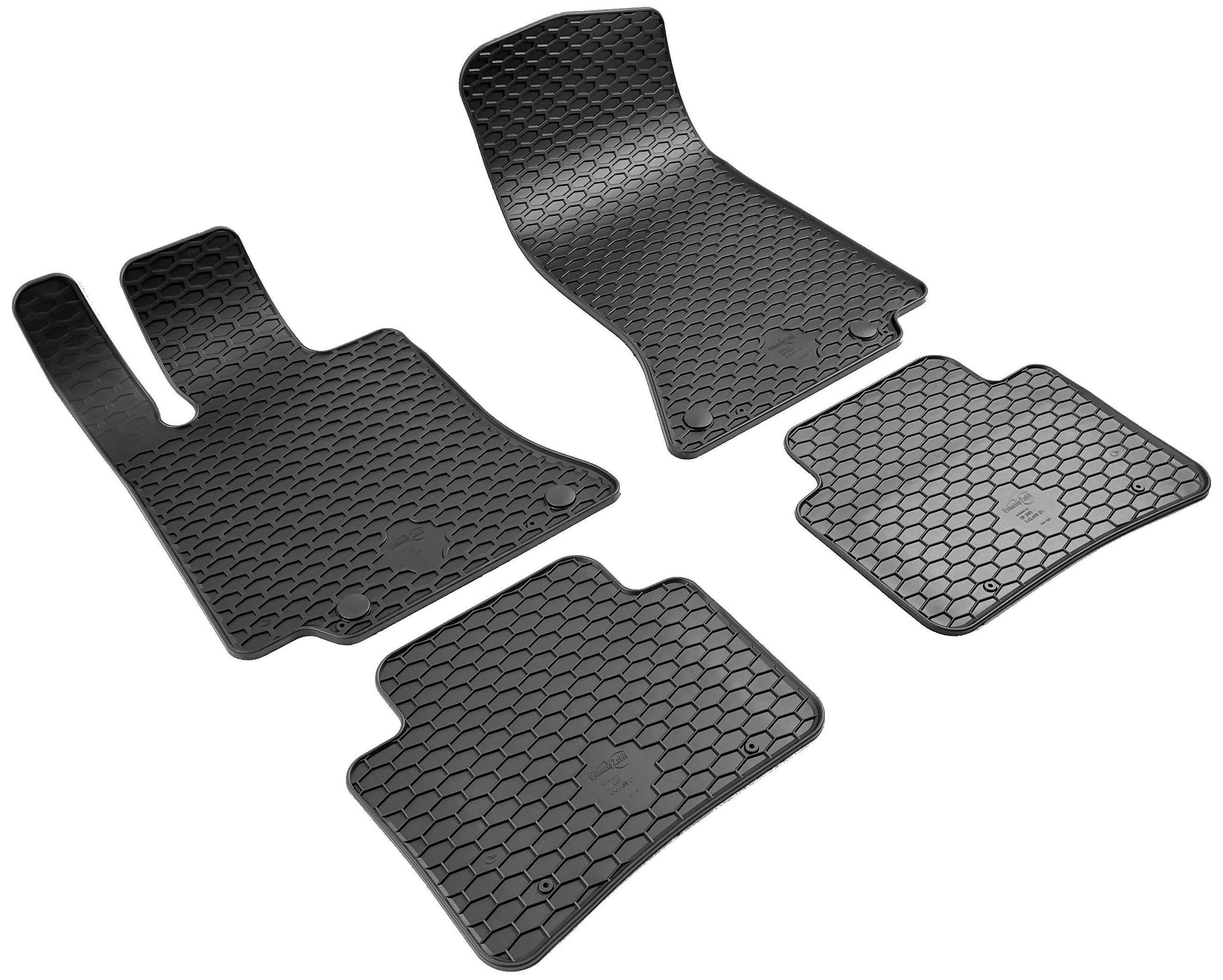 WALSER Auto-Fußmatten Automatte Passform DirtGuard (4 St), für MERCEDES-BENZ CLE (C236), C-KLASSE T-MODEL (S206), C-KLASSE (W206), CLE Cabriolet (A236) MERCEDES-BENZ CLE Convertible (A236), YB 02/2024-,MERCEDES-BENZ CLE (C236), YB 10/2023-,MERCEDES-BENZ C-CLASS T-MODEL (S206), YB 03/2021-,MERCEDES-BENZ C-CLASS (W206), YB 03/2021-