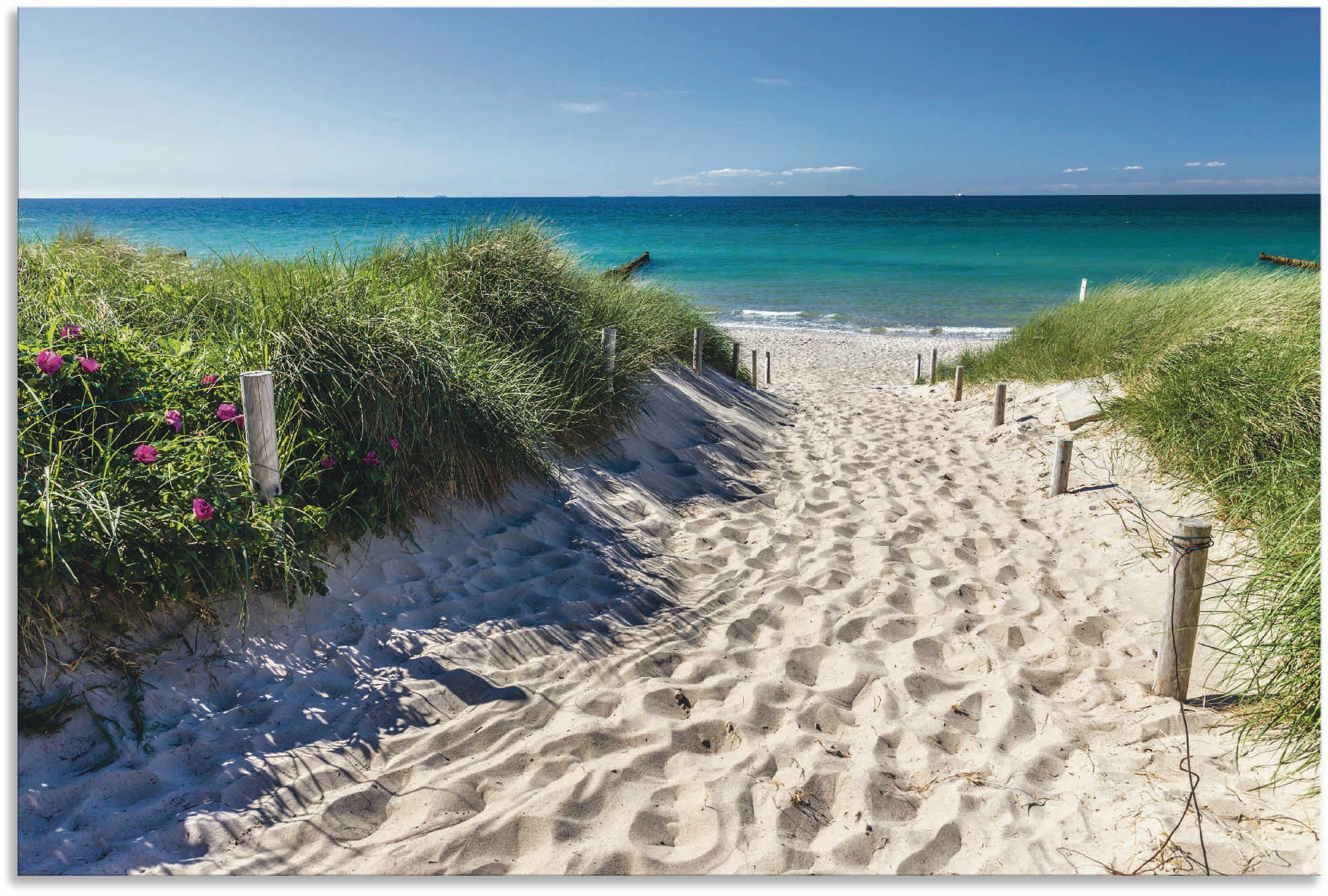 Artland Wandbild Weg zum Strand an günstig online kaufen