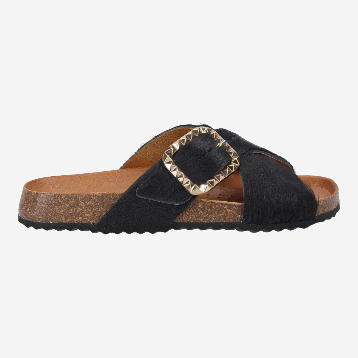 GEOX NEW BRIONIA, Sandaletten in Schwarz für Damen Sandalette