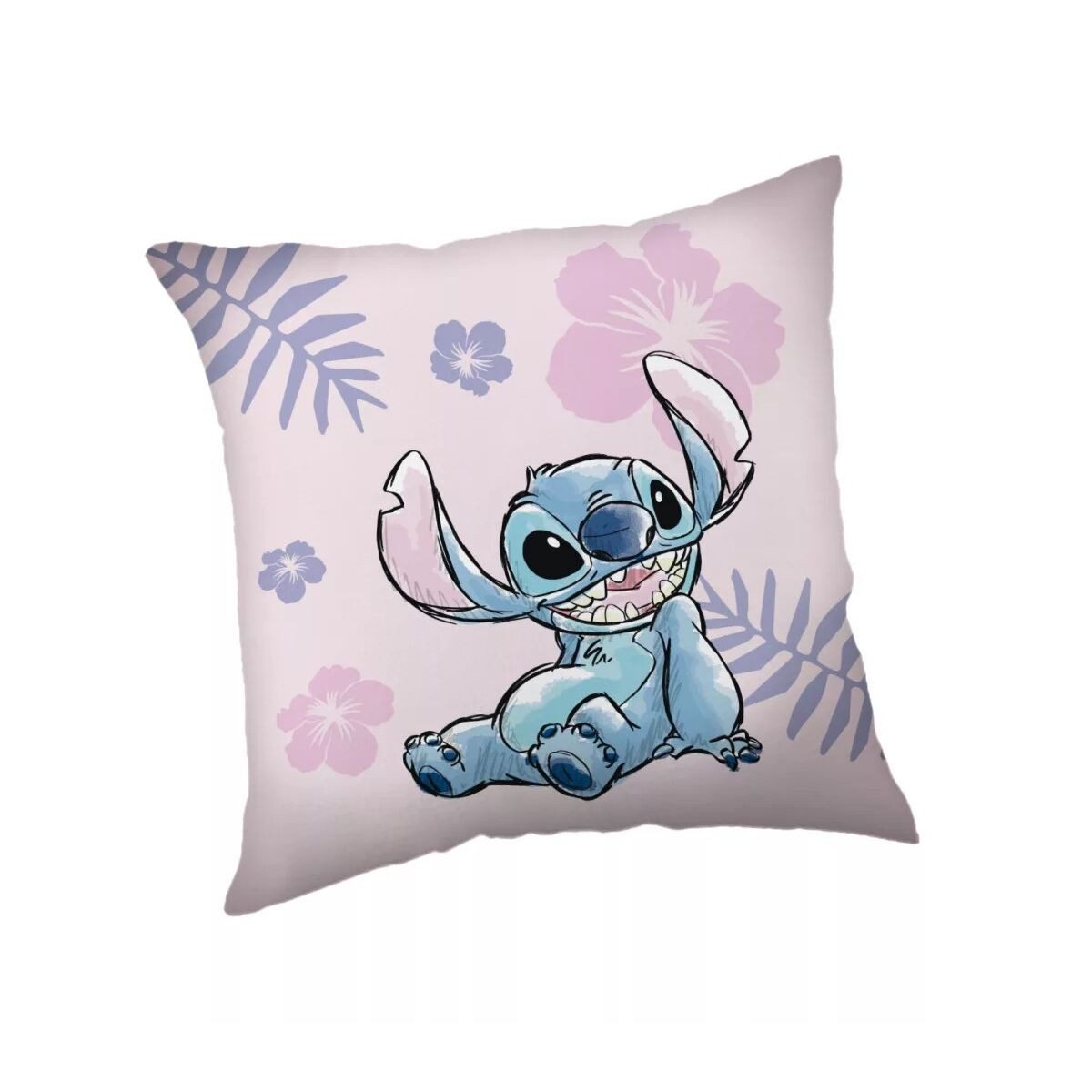 Disney Kissenbezug Disney Lilo und Stitch Rosa Samt Kissenbezug 40x40 cm
