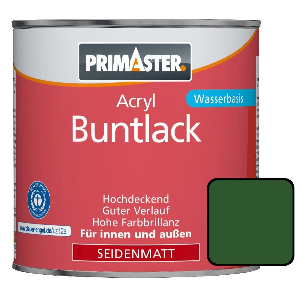 Primaster Acryl-Buntlack Acryl Primaster laubgrün ml 750 6002 Buntlack RAL