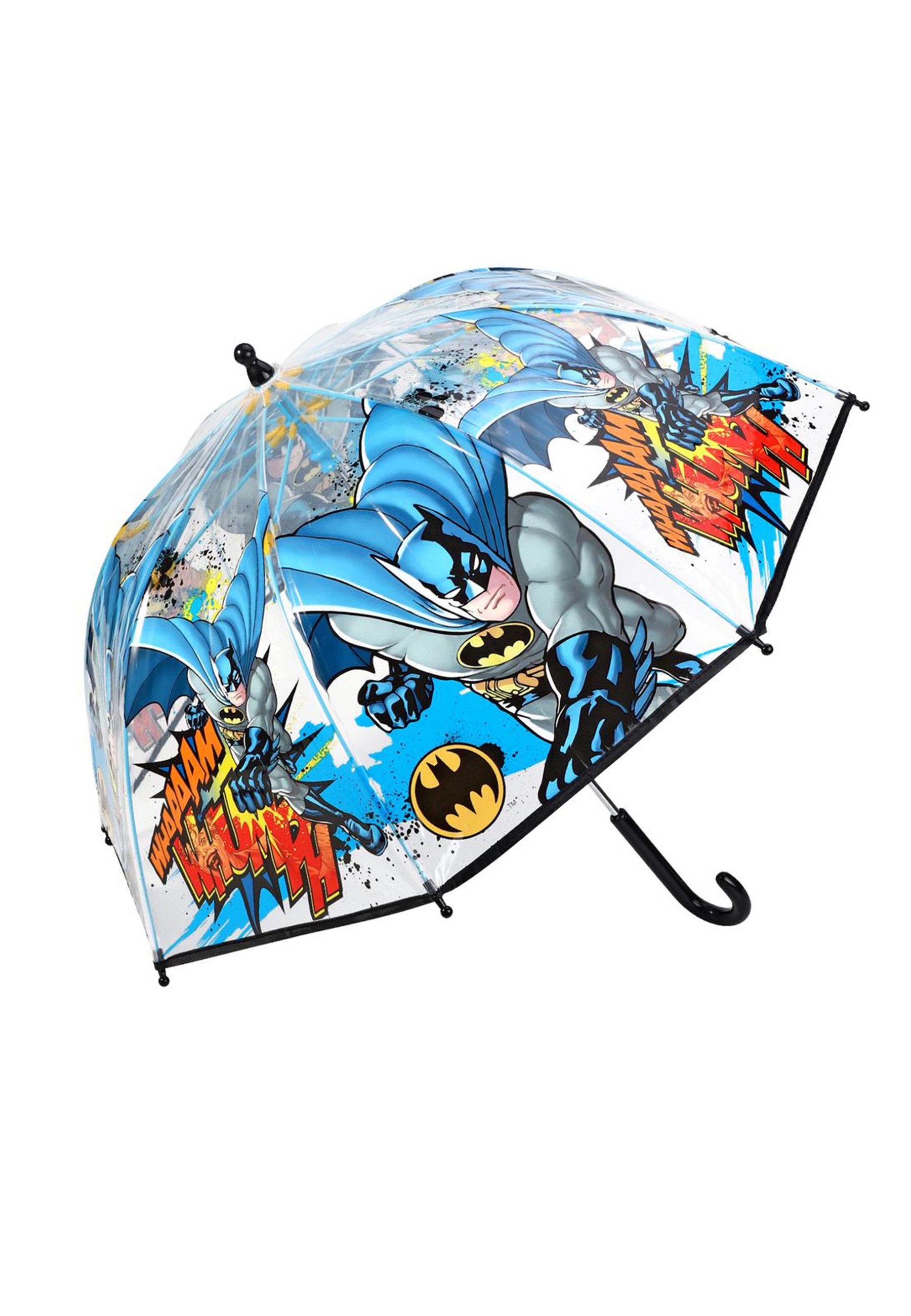 Batman Stockregenschirm Kinder Regenschirm transparent, mit Joker Motiv