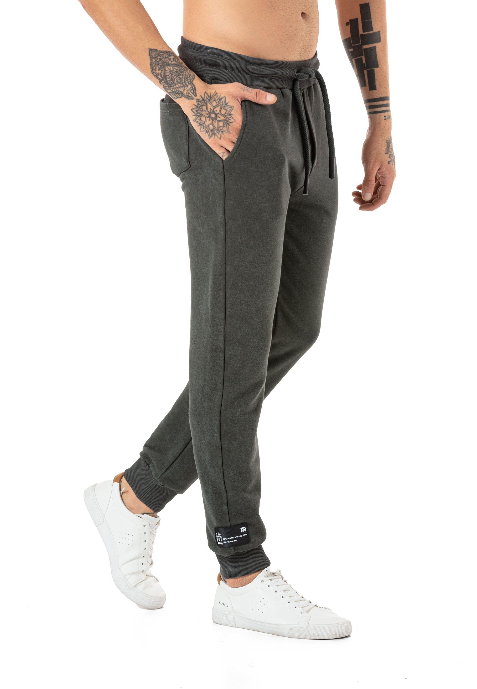 Jogginghose mit Waschung Bequeme Sweatpants mit modernem Look
