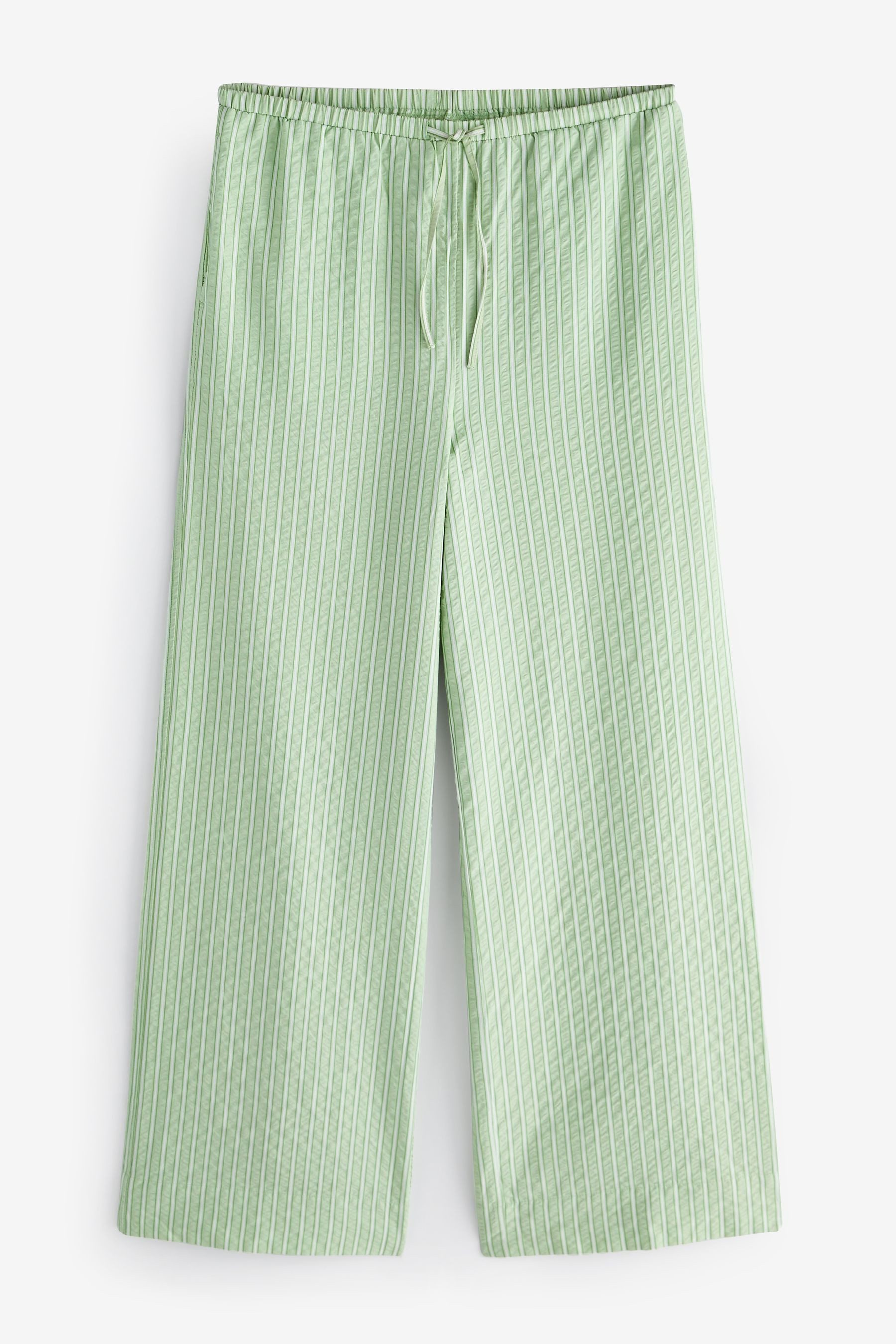Next Stoffhose Gestreifte Hose mit weitem günstig online kaufen