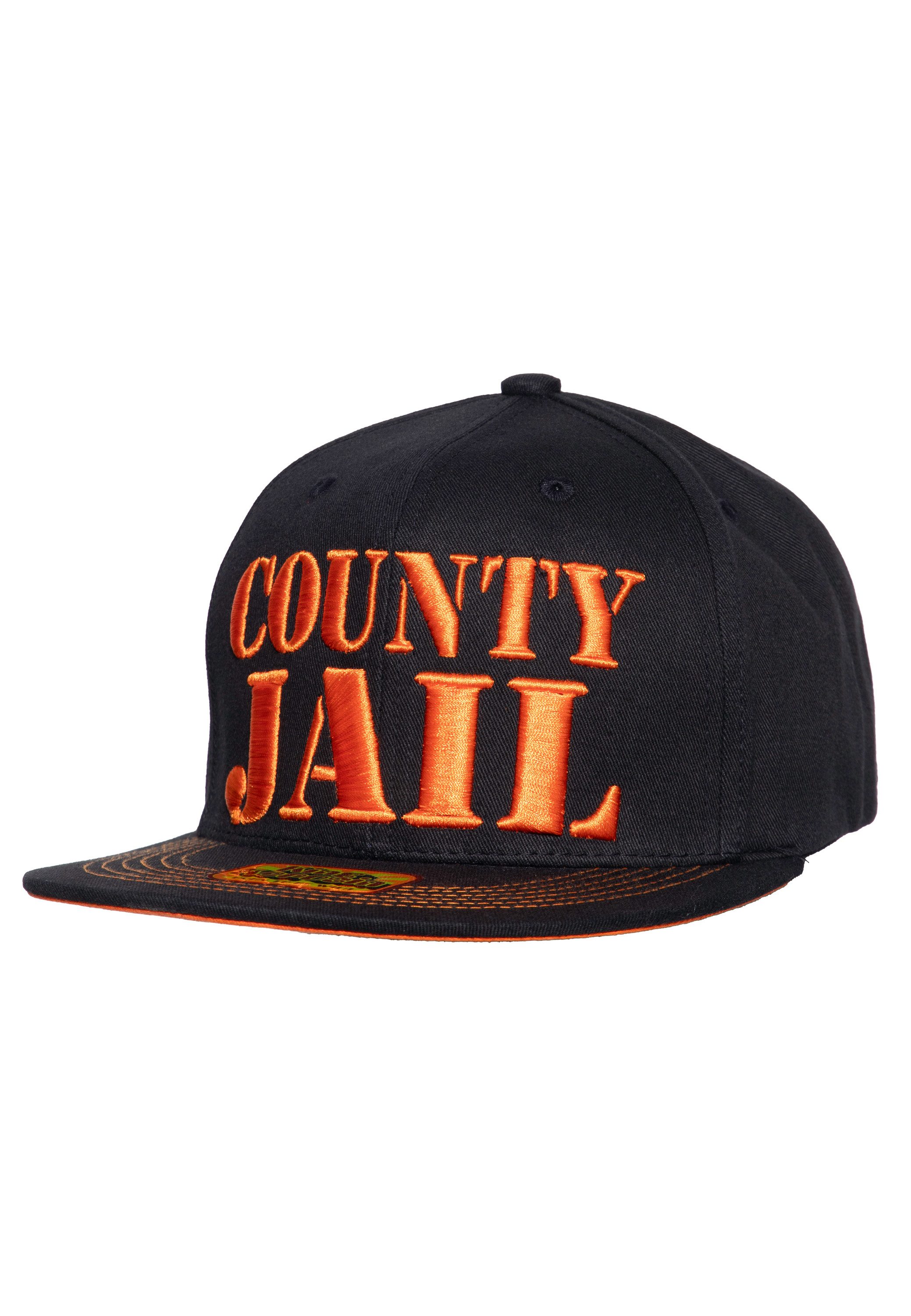 KingKerosin Snapback Cap County Jail (1-St) mit auffälliger 3D Stickerei