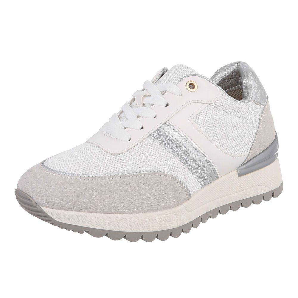 Ital-Design Eleganter Sneaker mit gepolsterter Innensohle für Damen Sneaker günstig online kaufen
