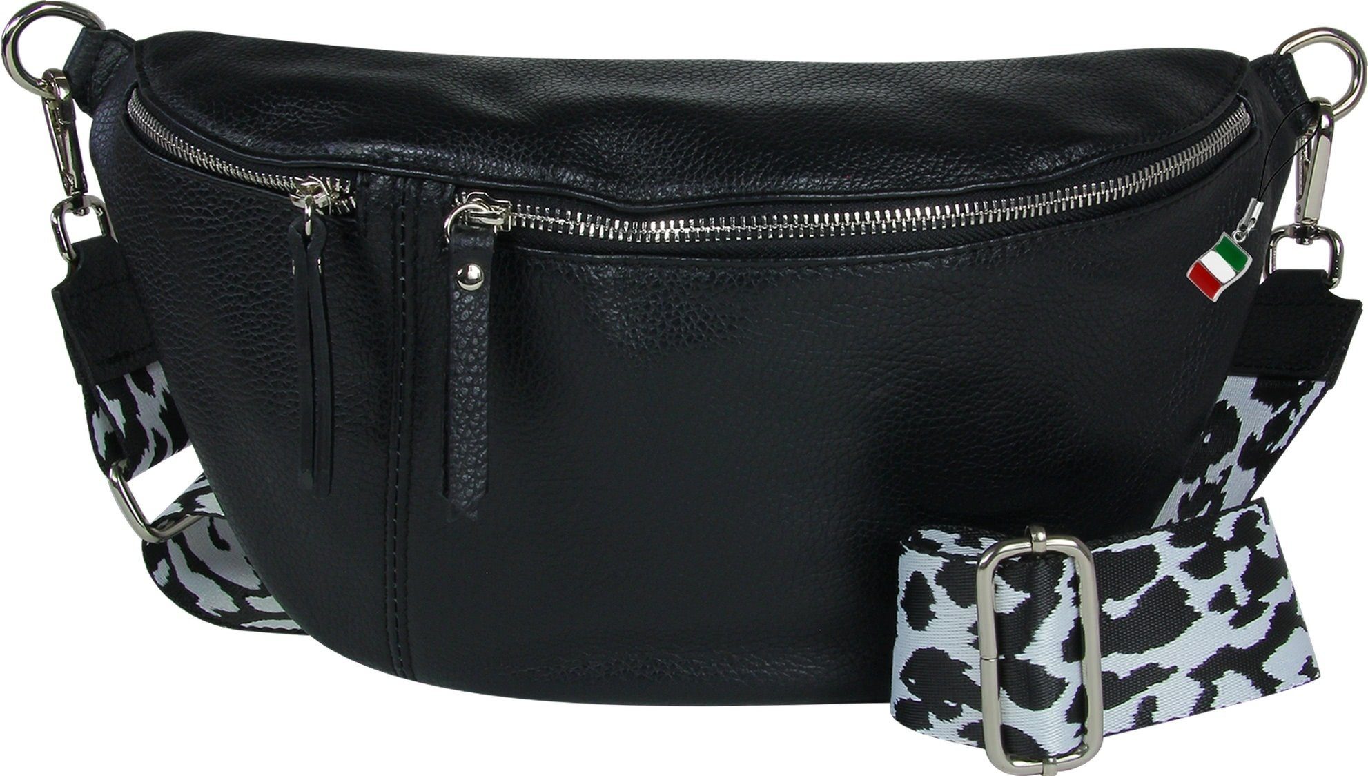 Gürteltasche Florence Echtleder BomBag Damen extra groß