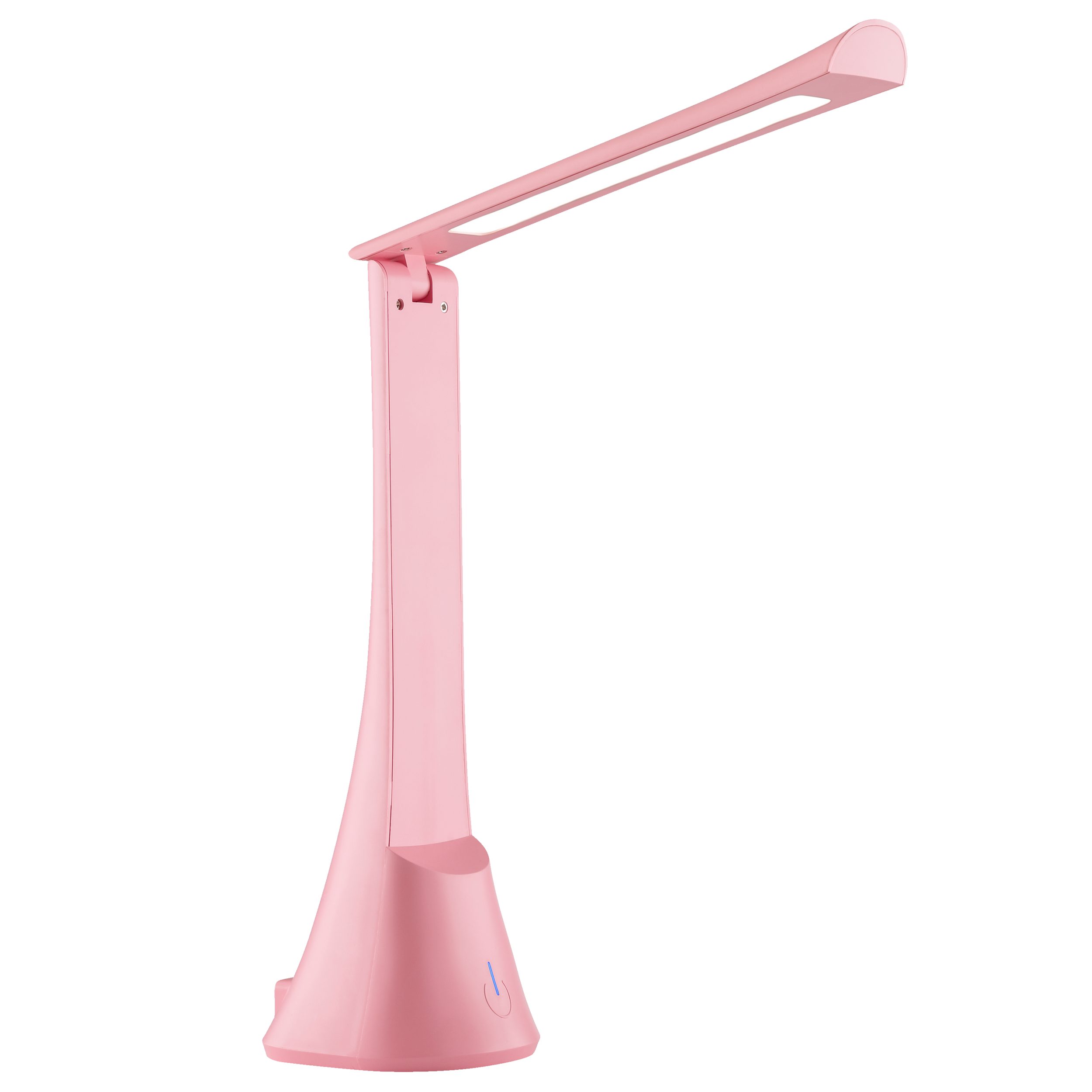 Lightbox Tischleuchte, LED fest integriert, Kaltweiß, LED Akku Tischlampe, 37 cm, 350 lm, 5500 K, Touchdimmer, USB, rosa