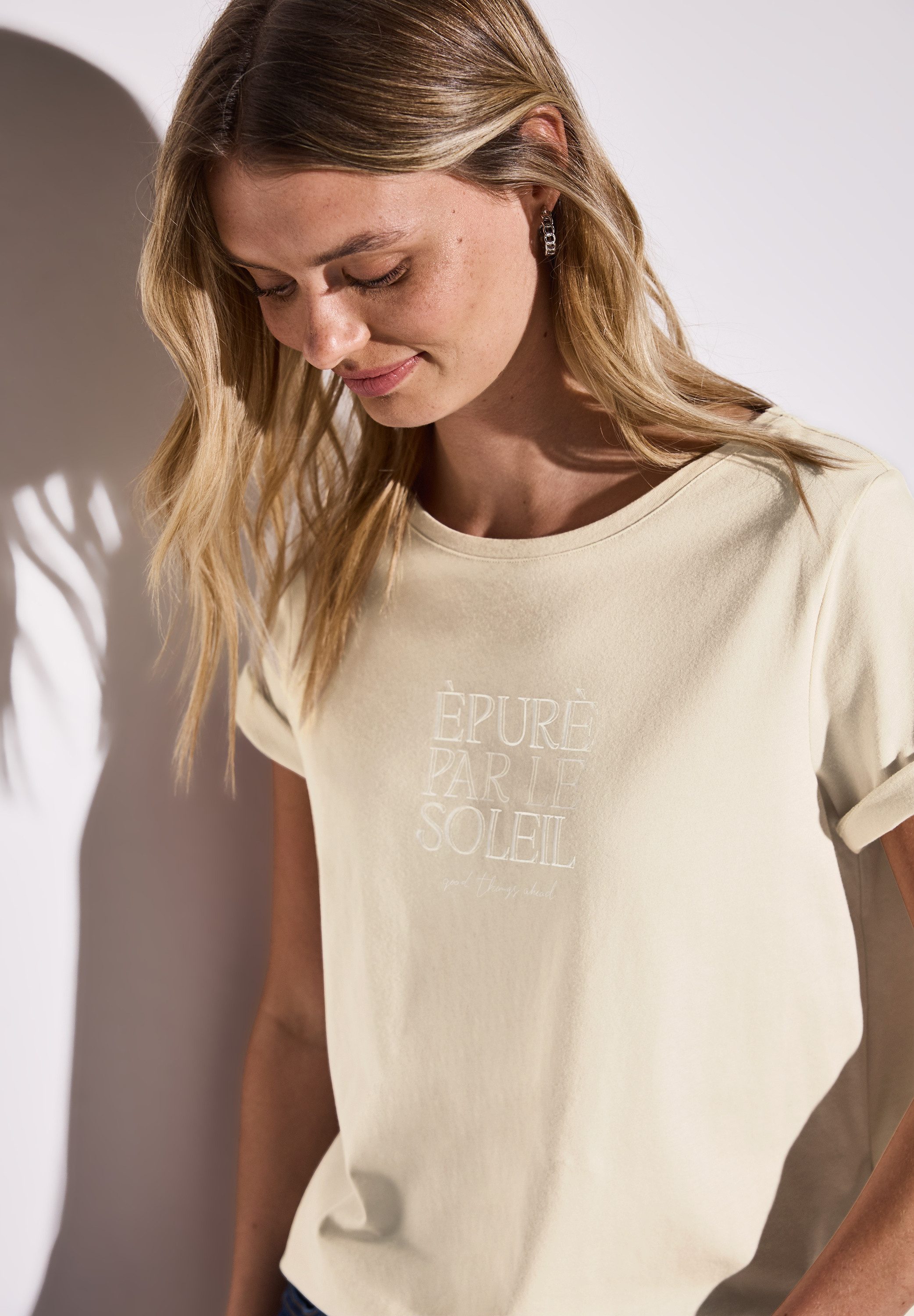 STREET ONE T-Shirt im soften Baumwoll-Mix