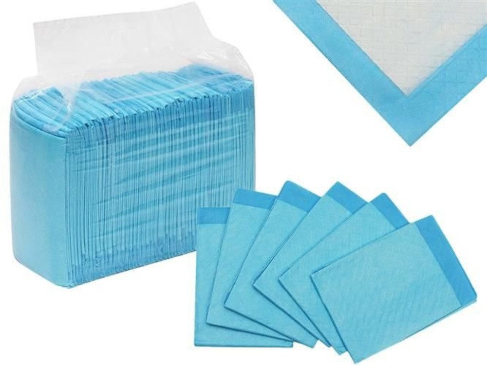 Purlov Napfunterlage Saugfähige Hygieneeinlage, Spar-Set, 50-St., hygienisch, Ideal für Welpen, Katzen oder andere Tiere