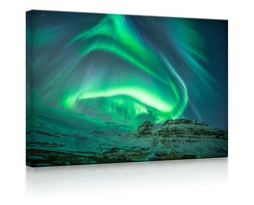 lightbox-multicolor LED-Bild Nordlichter über Island front lighted / 60x40cm, Leuchtbild mit Fernbedienung