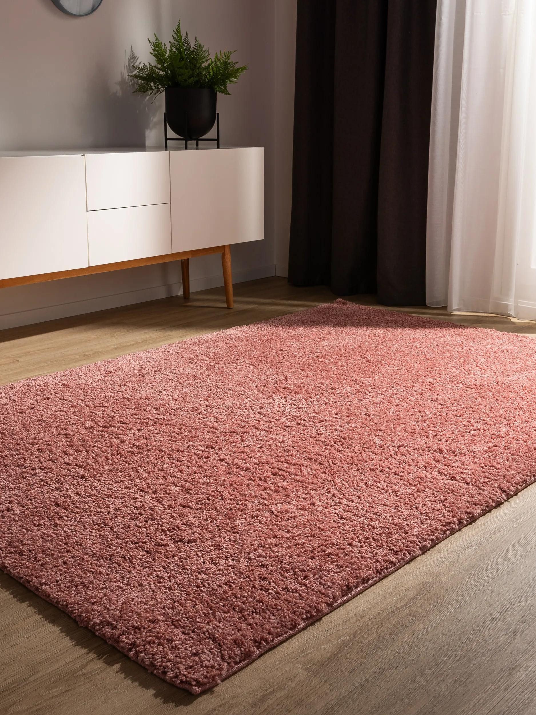 benuta Hochflor-Teppich Soho, rechteckig, Höhe: 31 mm, Teppich Wohnzimmer, Schlafzimmer, Esszimmer, Rutschfest, Waschbar