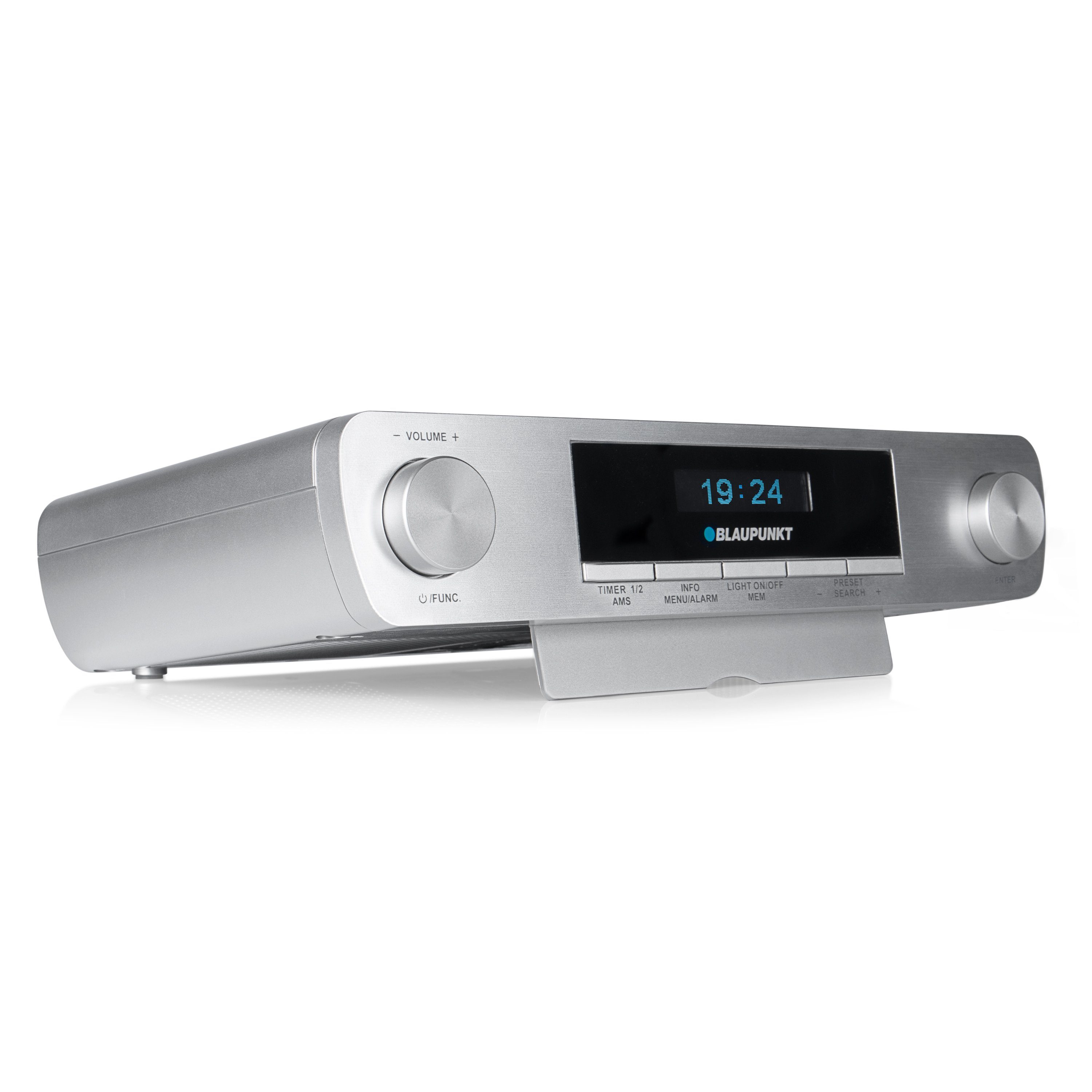Bluetooth, Backvorgänge) für Blaupunkt RDS, 30 Küchen-Radio und und mit KRD RDS, (Digitalradio W, (DAB), Koch- DAB+, 1,60 FM-Tuner, silber UKW Coutdown-Timer mit UKW FM-Tuner 2