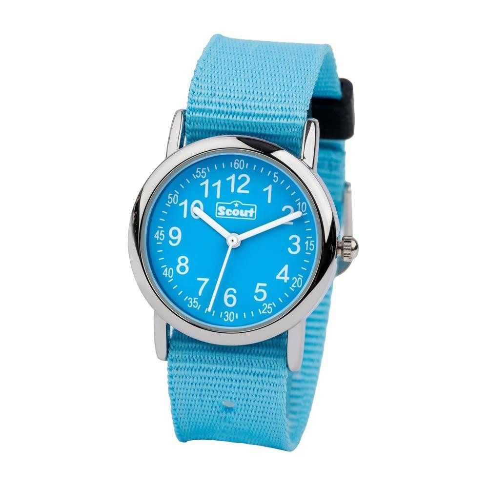 Scout Chronograph Scout Analoge Kinderuhr mit hellblauem Zifferblatt, Quarzwerk